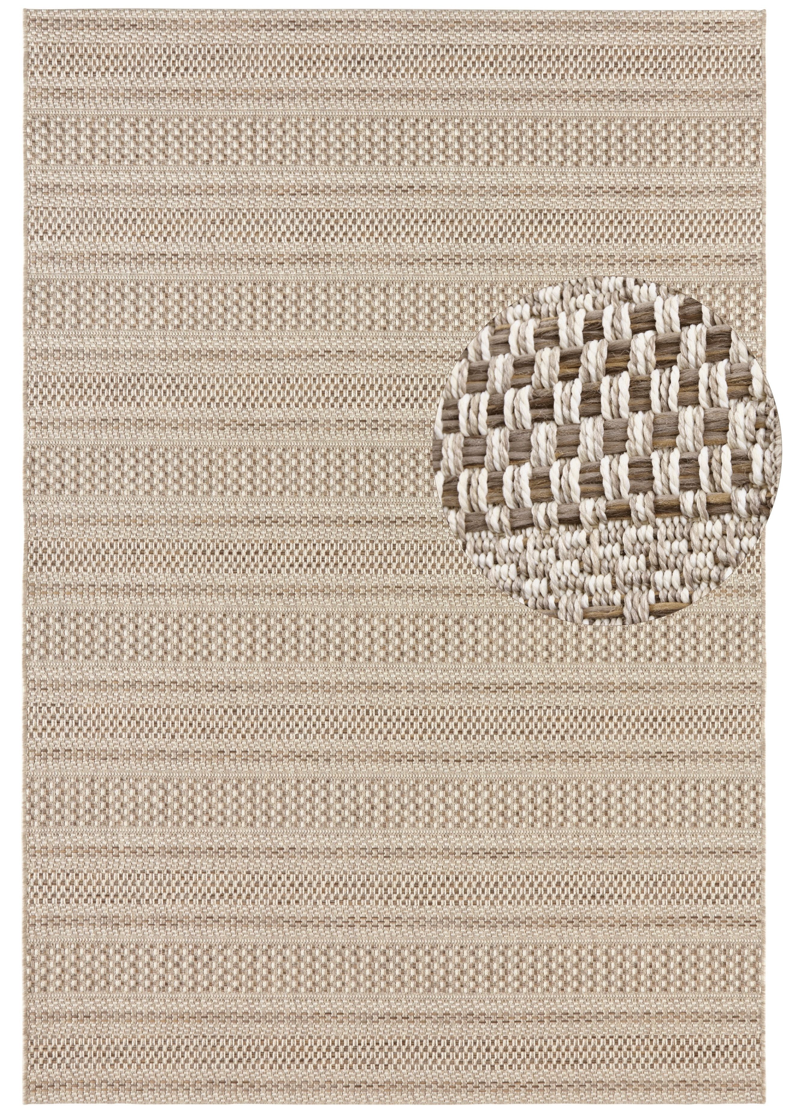 ELLE DECORATION Vloerkleed Arras In- & outdoor, weerbestendig, balkon, tuin, woonkamer, sisal look