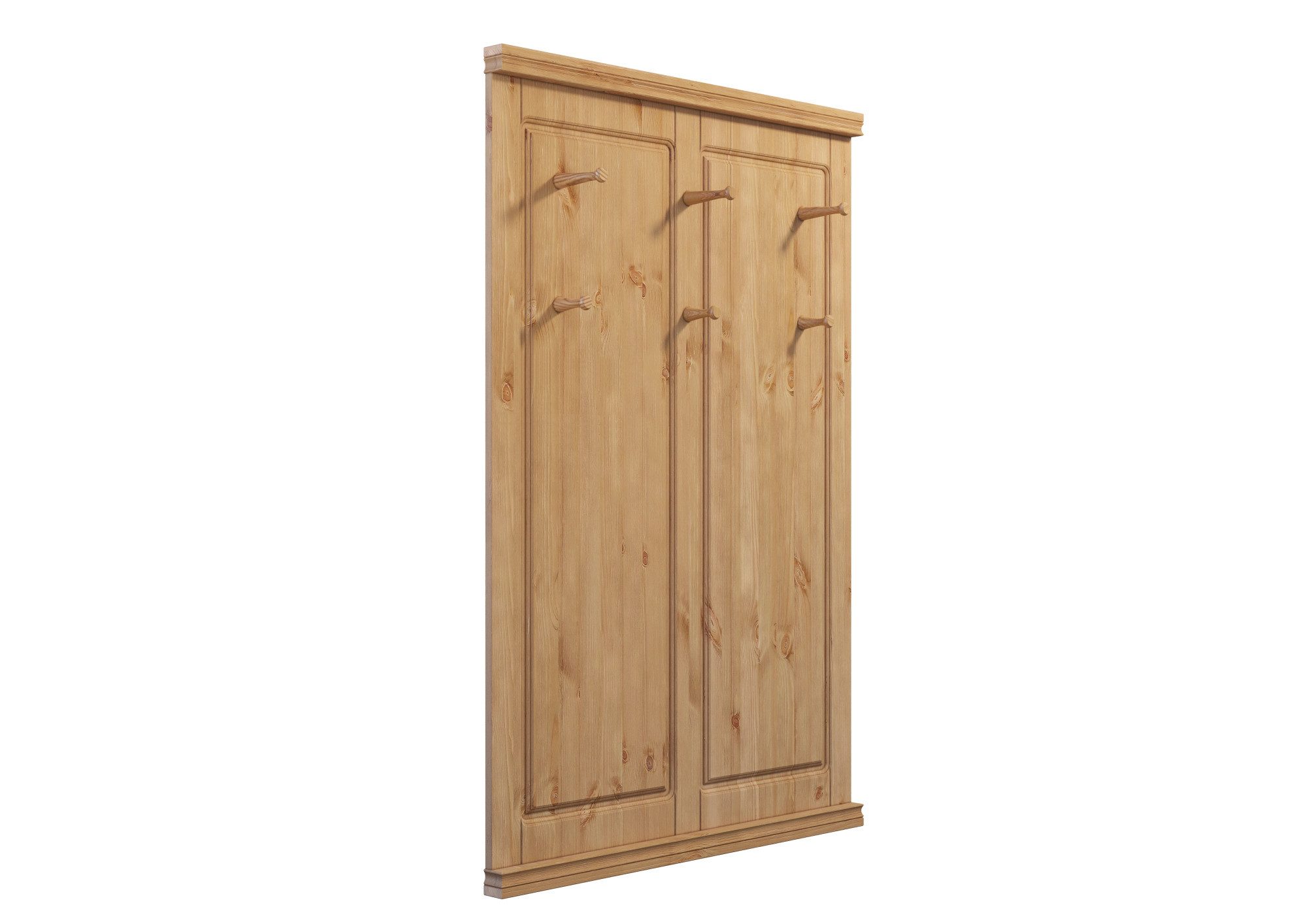 Home affaire Kapstokpaneel Gotland van massief grenen, fsc®-gecertificeerd, met 6 haken, 85 cm breed