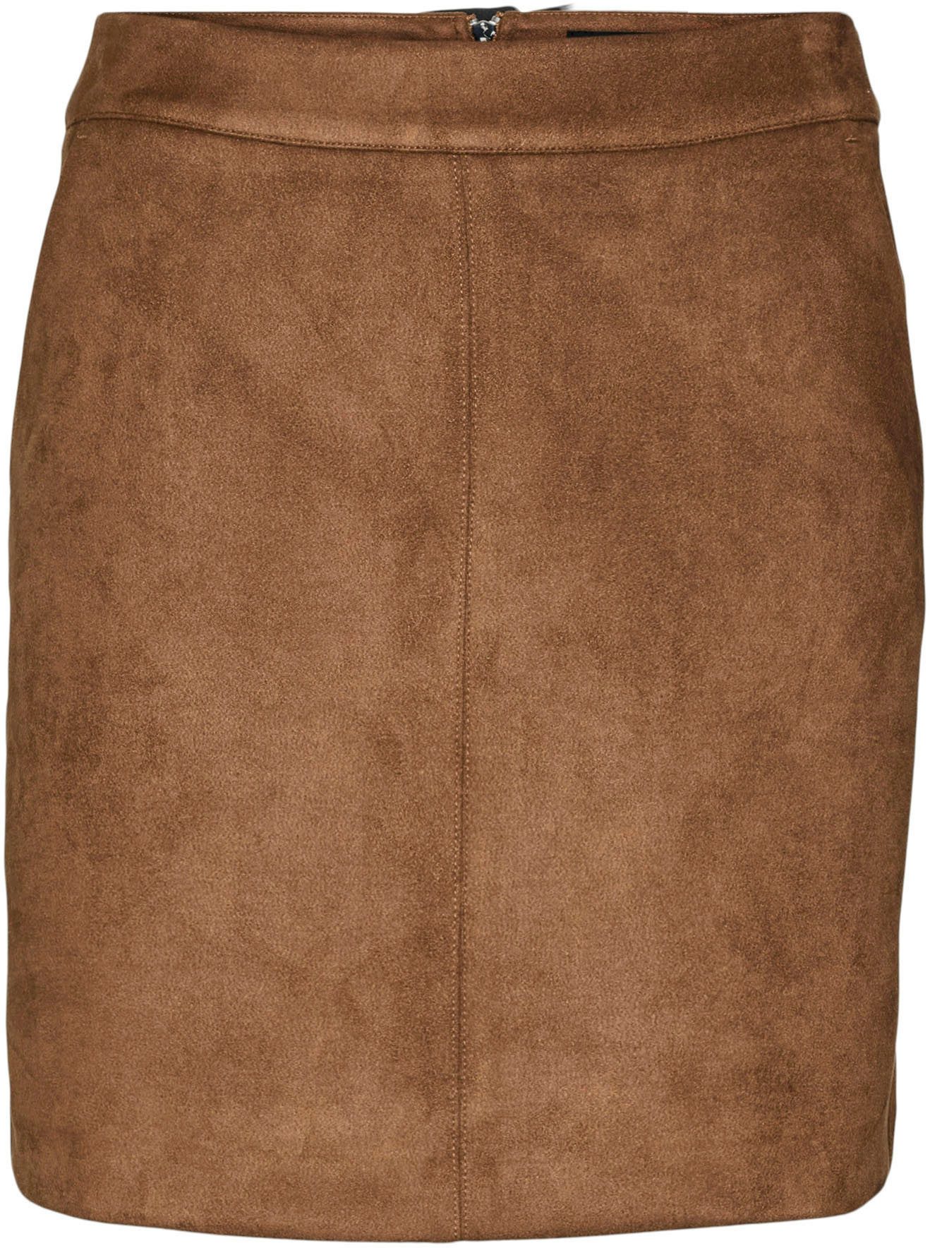 Vero Moda Imitatieleren rok VMDONNADINA FAUXSUEDE SHORT SKIRT