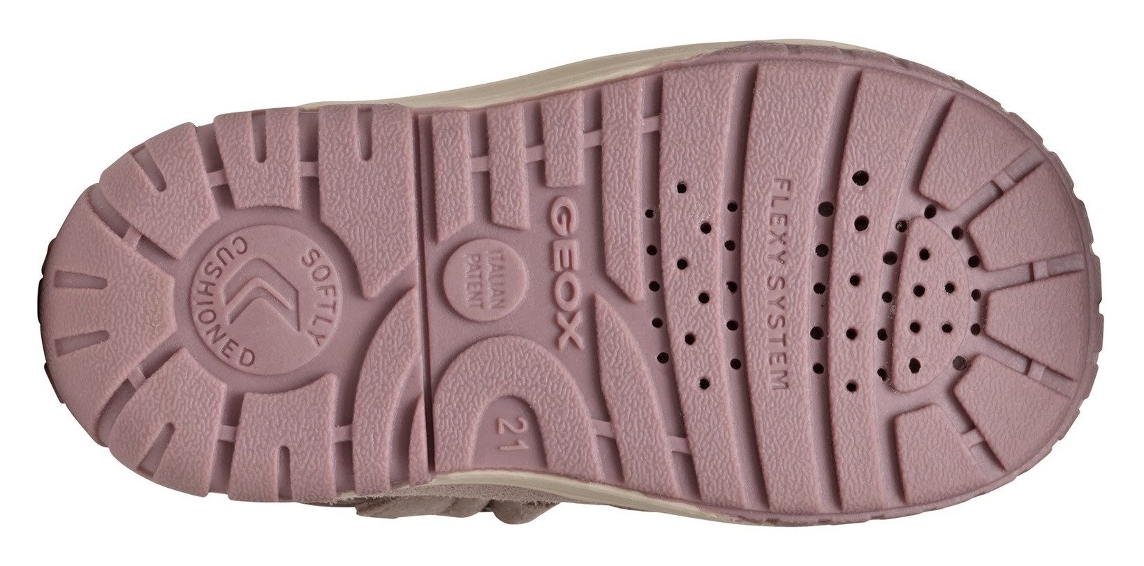 Geox Winterlaarzen B OMAR GIRL WPF Klittenbandlaarzen, babylaarzen winterlaarzen met mooi patroon
