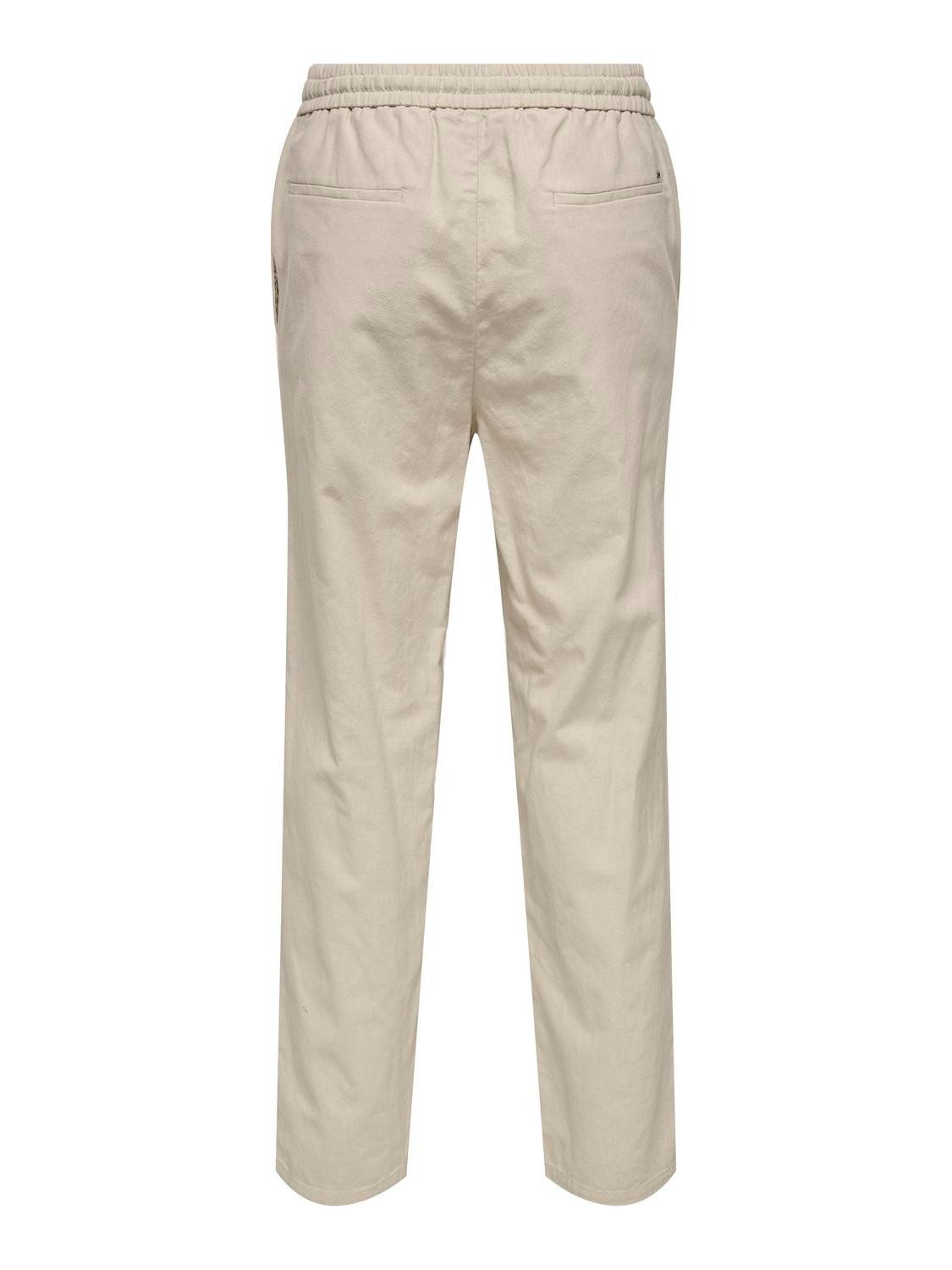 ONLY & SONS Trainingsbroek ONSSINUS LOOSE 0007 COT LIN PANT NOOS