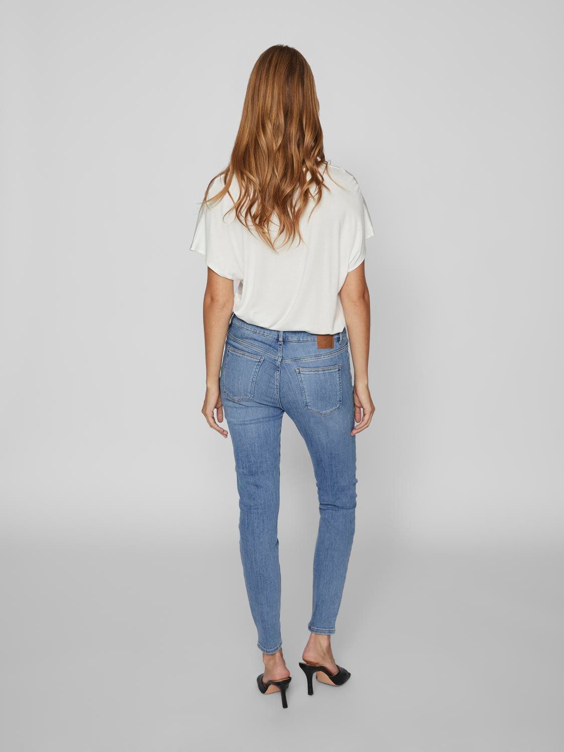 Vila Skinny fit jeans VISARAH WU05 RW SKINNY JEANS - NOOS