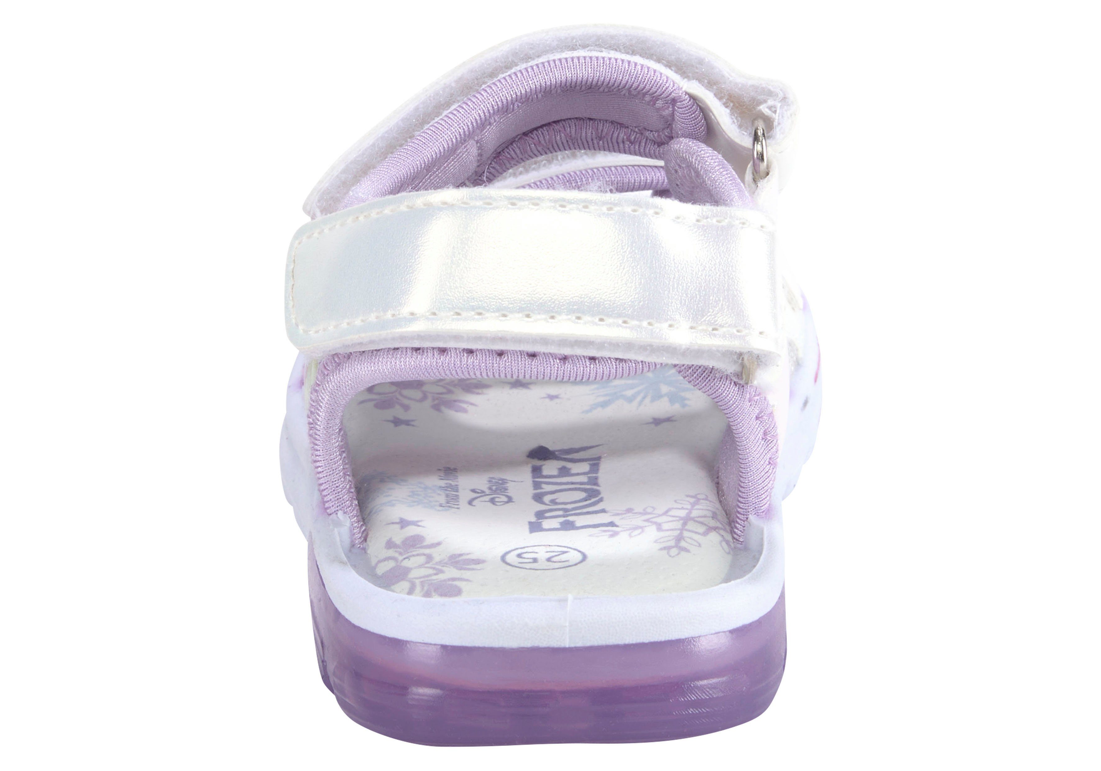 Disney Sandalen Frozen met coole knipperfunctie en klittenbandsluitingen