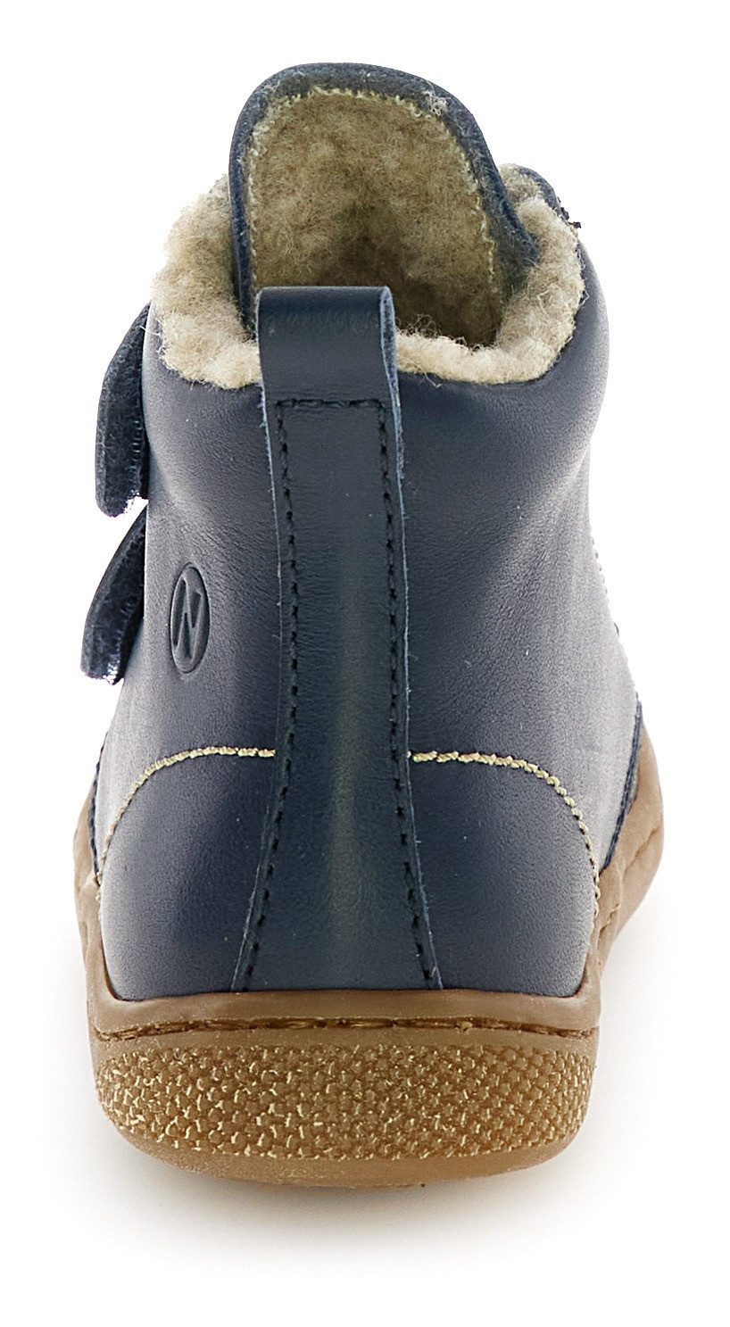 Naturino Babyschoentjes Bubble Wide Klittenbandlaars met wollen voering, maatsjabloon om te downloaden