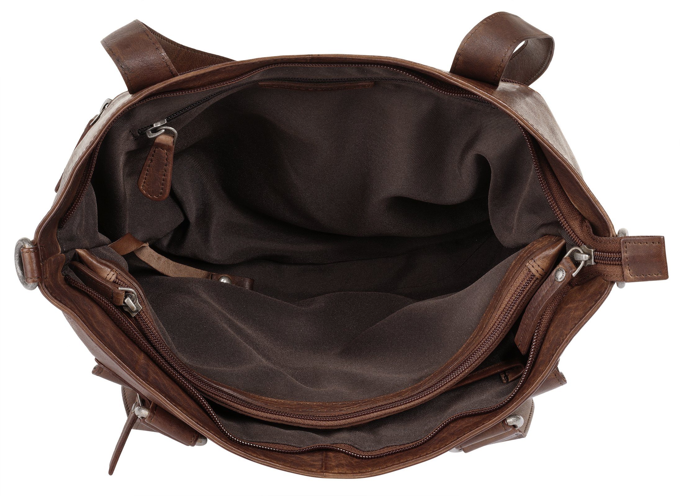 Spikes & Sparrow Shopper echt leder