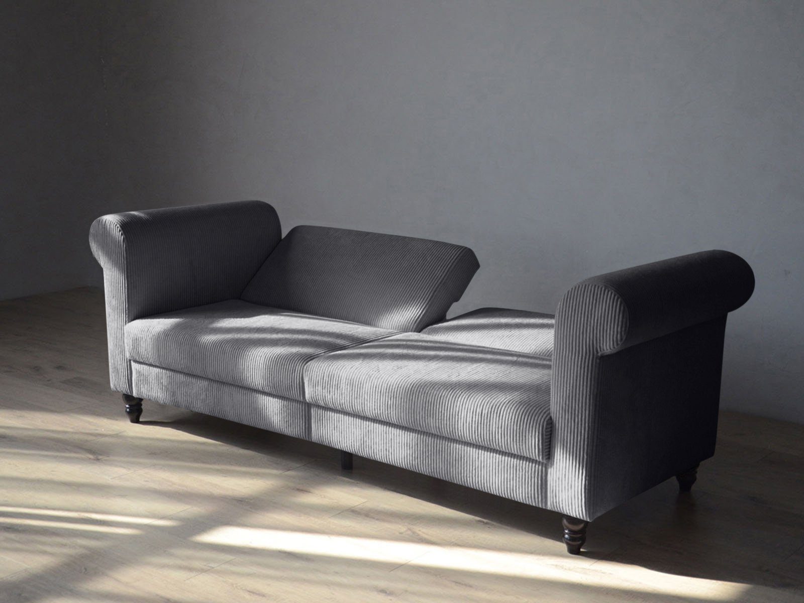 Dorel Home 3-zitsbank Felix II, slaapbank 236 cm(ligoppervlak 108 x 190 cm), rugleuning
