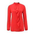 aniston casual blouse met lange mouwen met kleine volant voor rood
