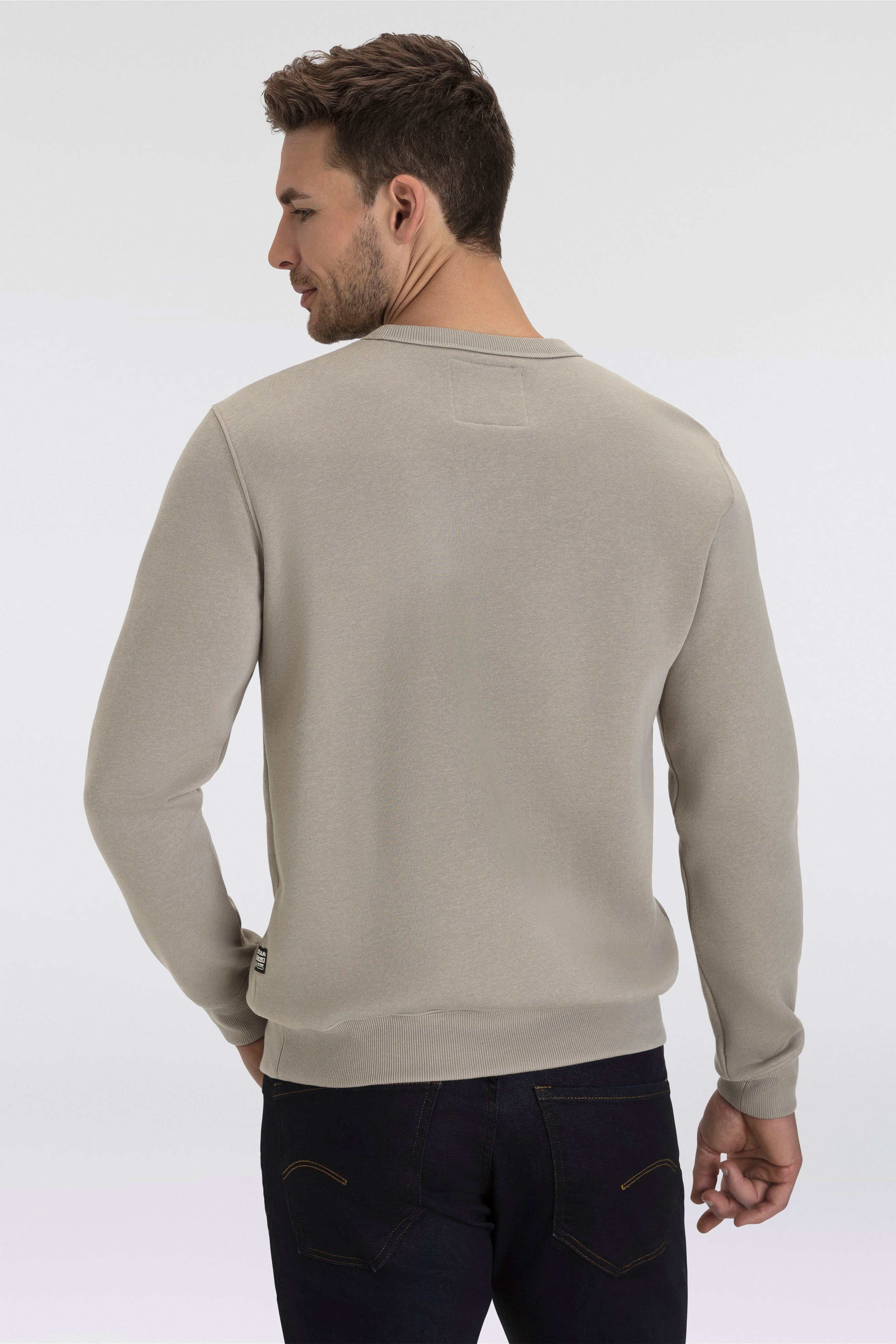 G-Star RAW Sweatshirt Center chest logo met logoprint voor
