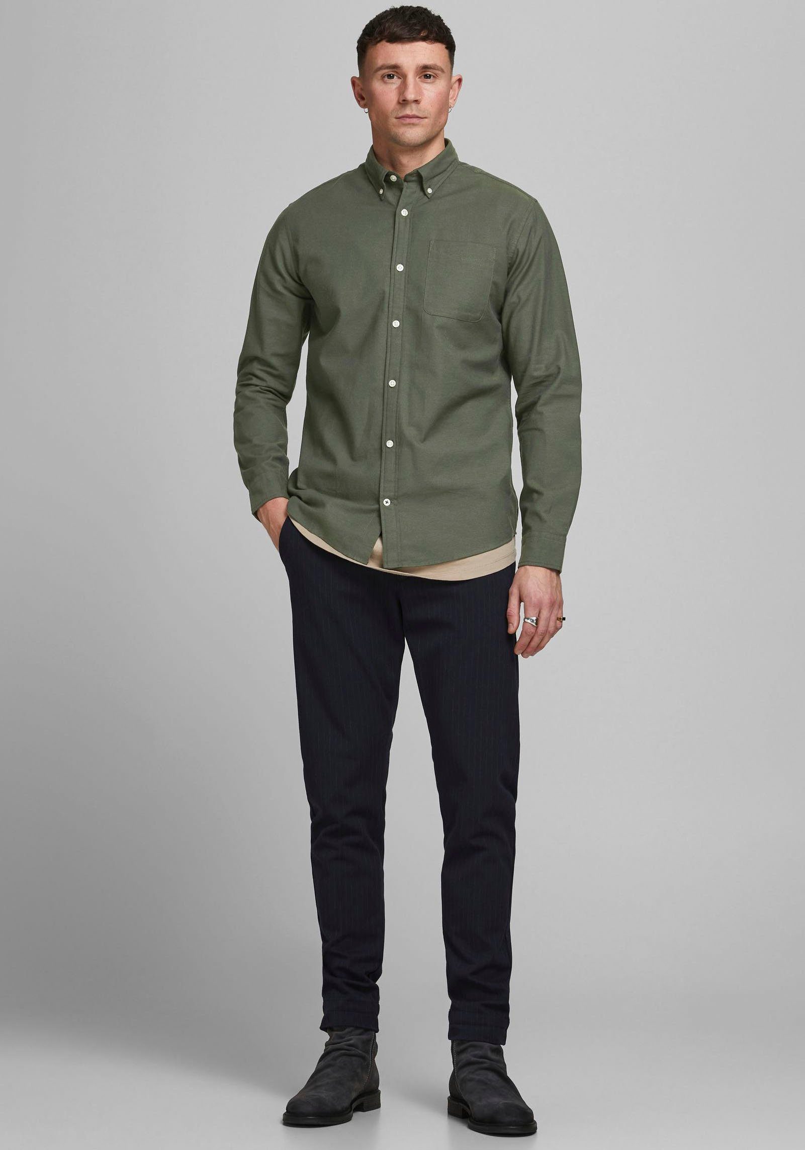 Jack & Jones Overhemd met lange mouwen OXFORD SHIRT