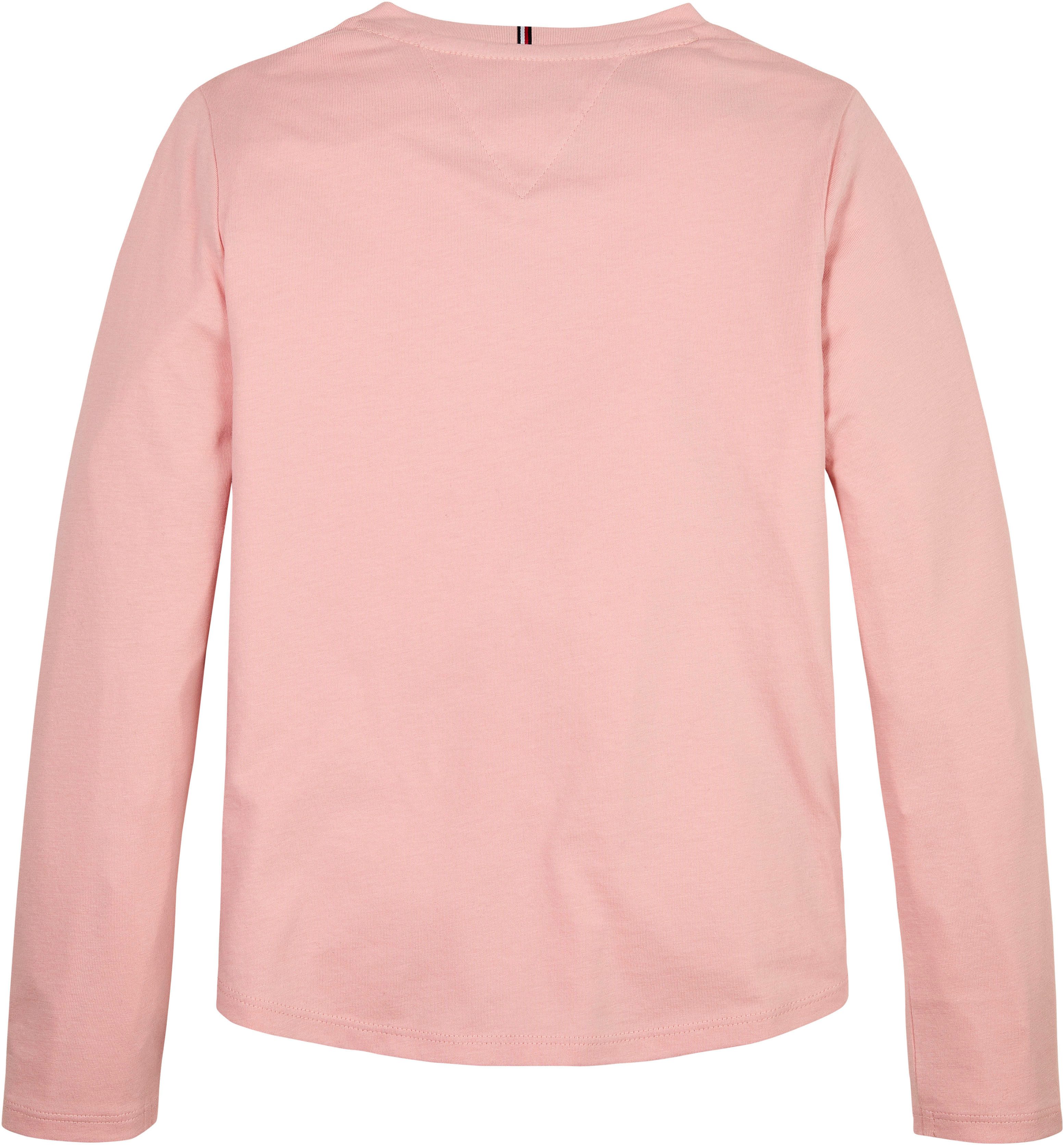 Tommy Hilfiger Shirt met lange mouwen ESSENTIAL TEE L/S met tommy hilfiger-logo-opschrift
