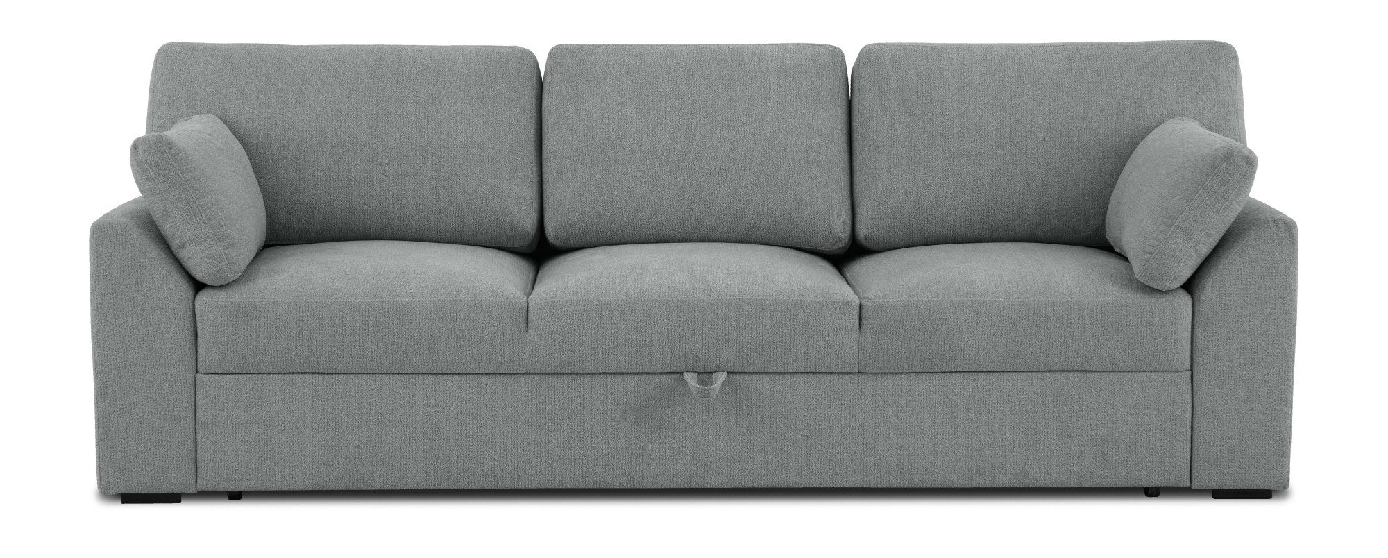 Home affaire 3-zitsbank Citry Breedte 233 cm, chenille, met bedfunctie, ligoppervlak 144x190 cm