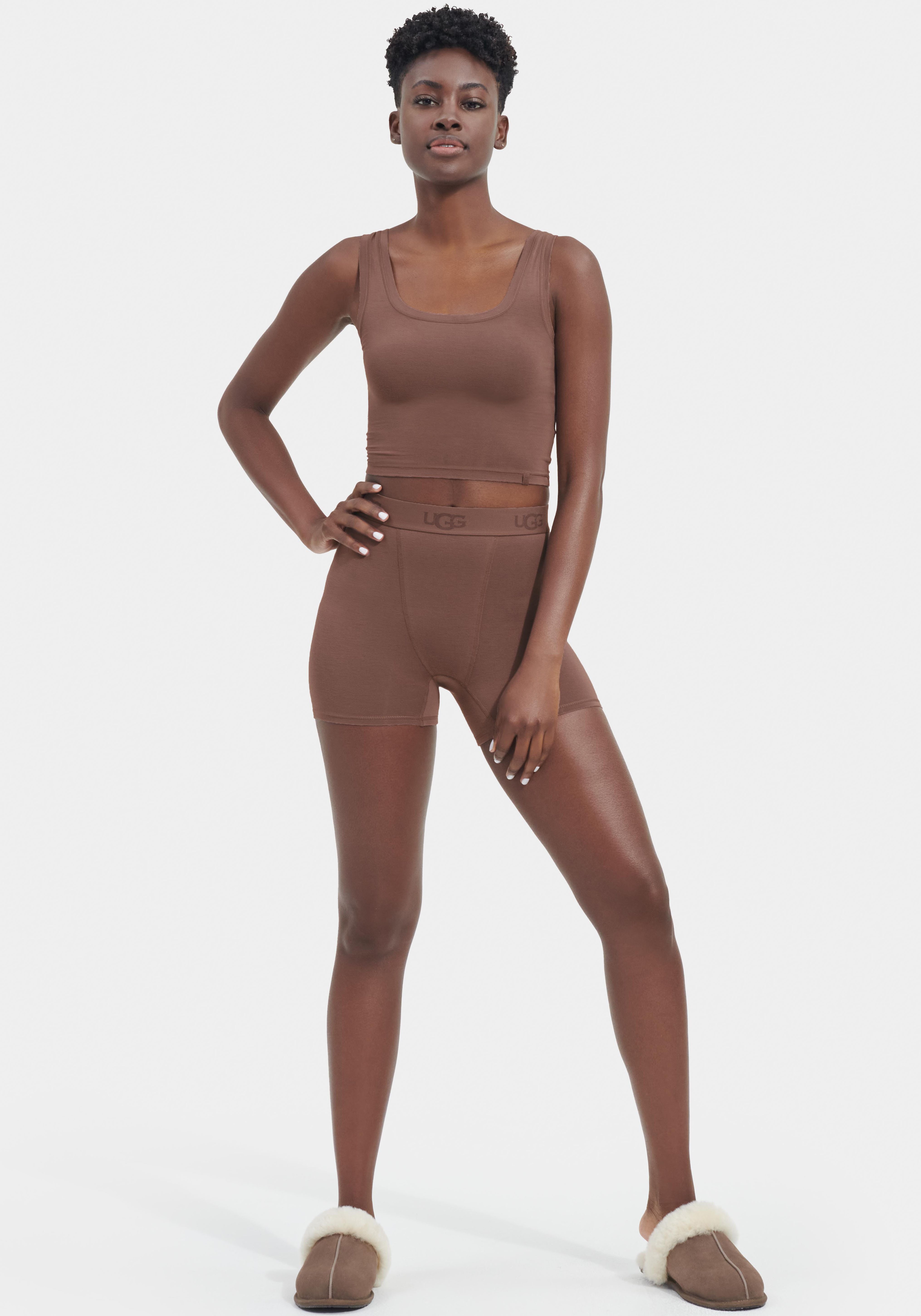 UGG Boxershort Alexiah Boy Short met elastische logo-tailleband