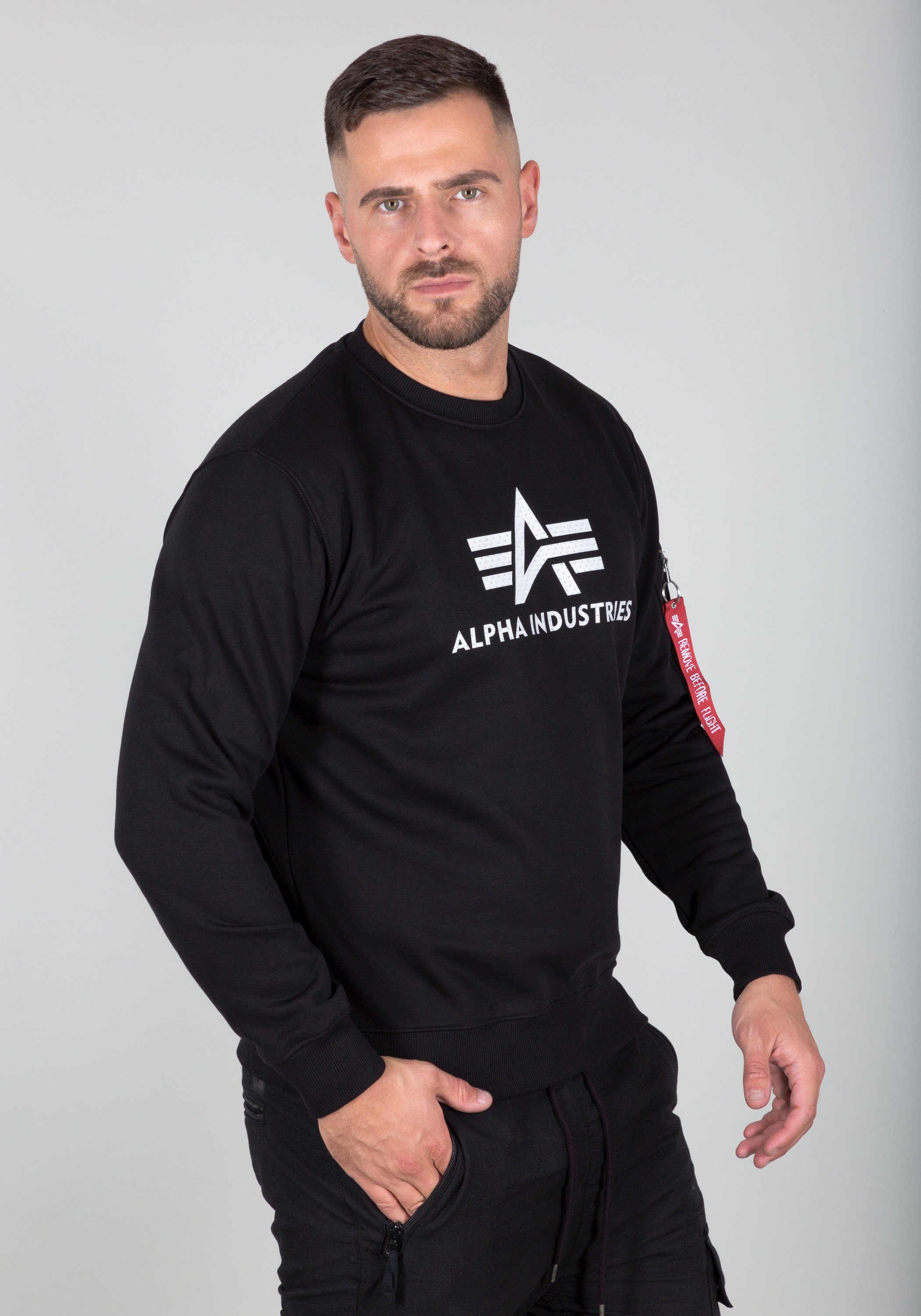 Alpha Industries Sweater Alpha Industries Men - Sweatshirts 3D Logo Sweater II
