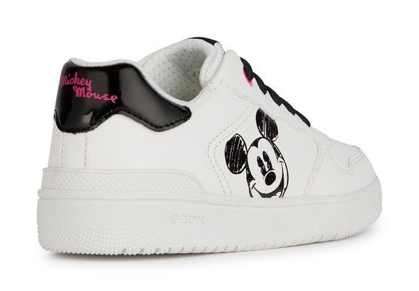 Geox Sneakers J WASHIBA GIRL E Slip On sneaker, instapschoen, pantoffel met Mickey Mouse print