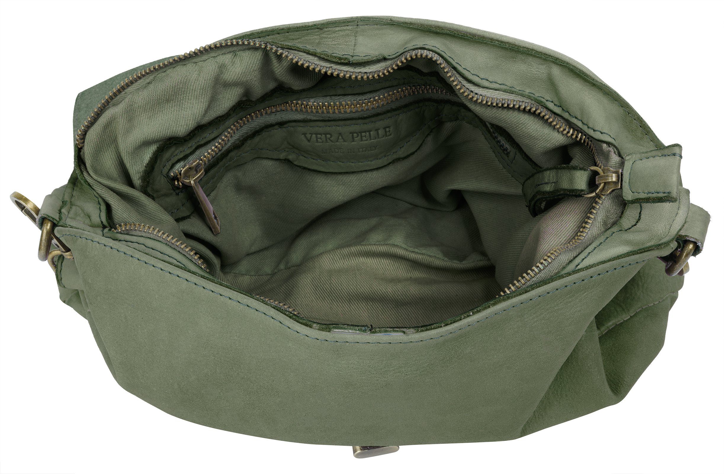 Samantha Look Schoudertas echt leer, made in italy