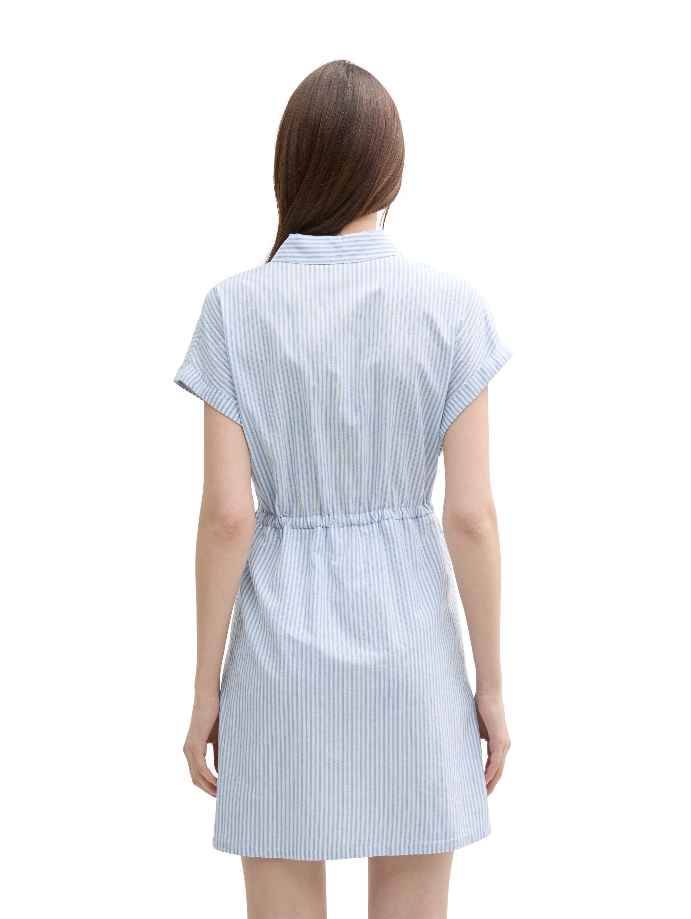 Tom Tailor Denim Jurk met overhemdkraag met streepdessin