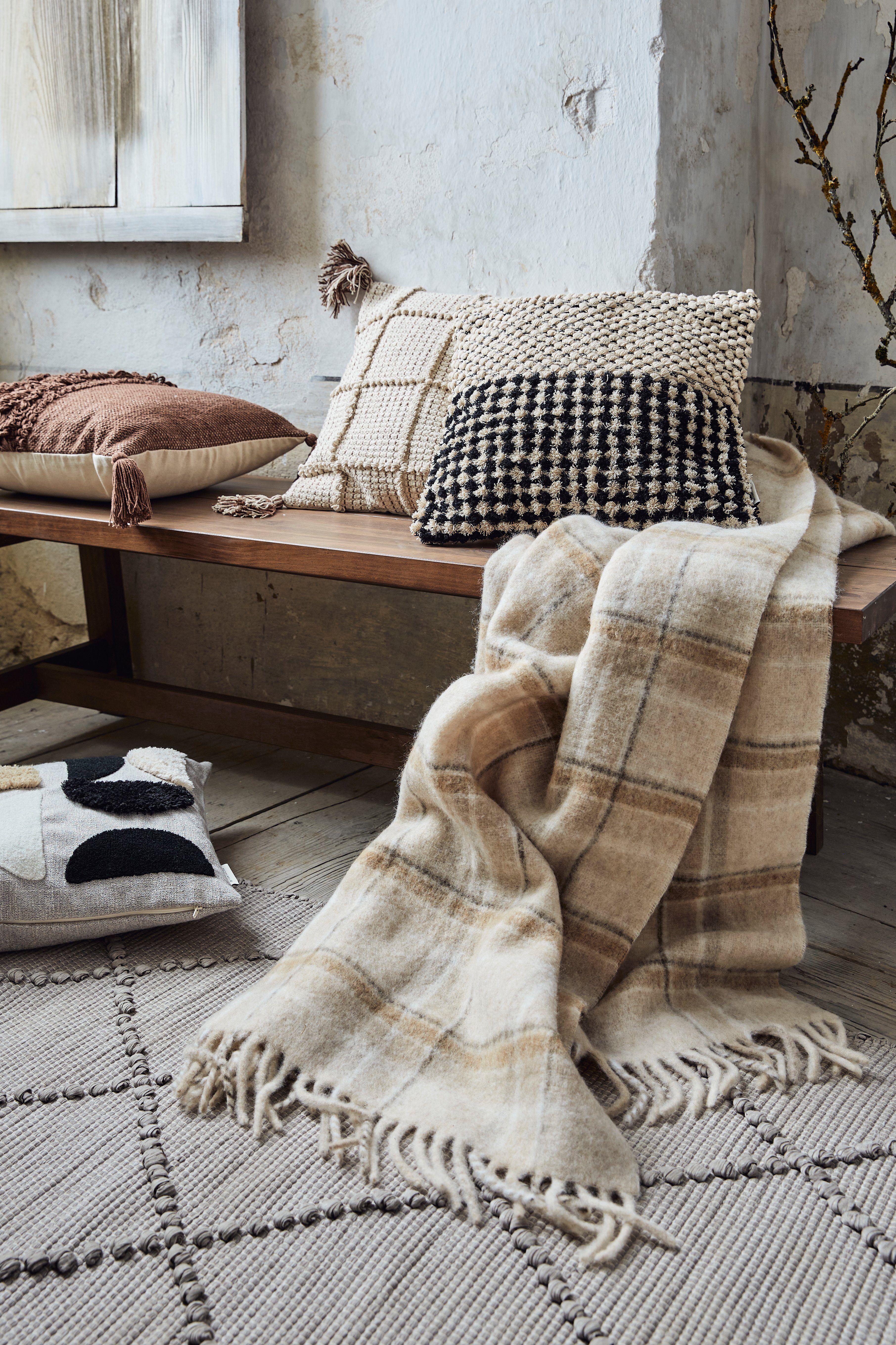 TOM TAILOR HOME Sierkussen Boho Tuffed (1 stuk)