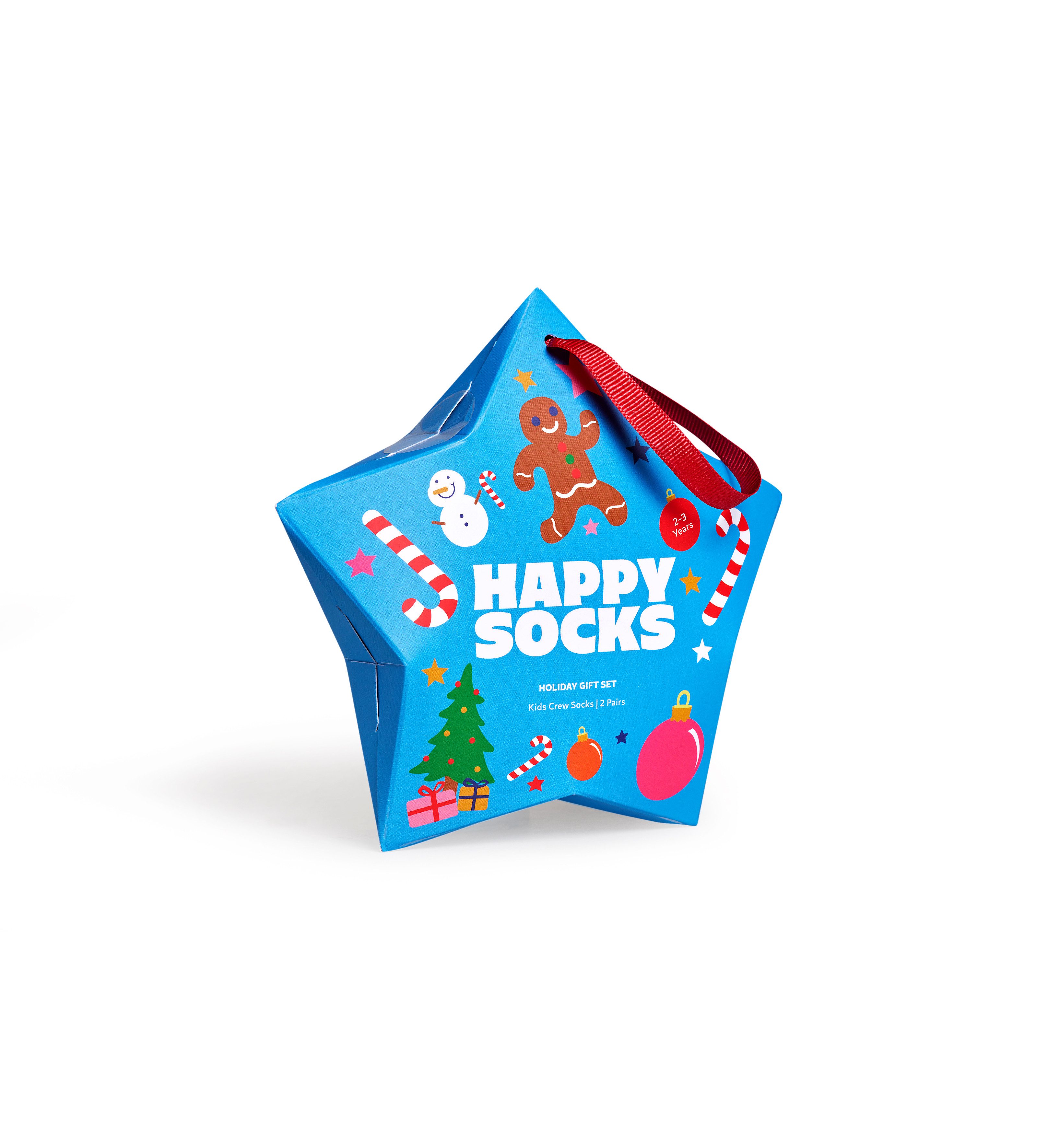 Happy Socks Sokken Holiday met kerstachtige motieven (Set van 3)