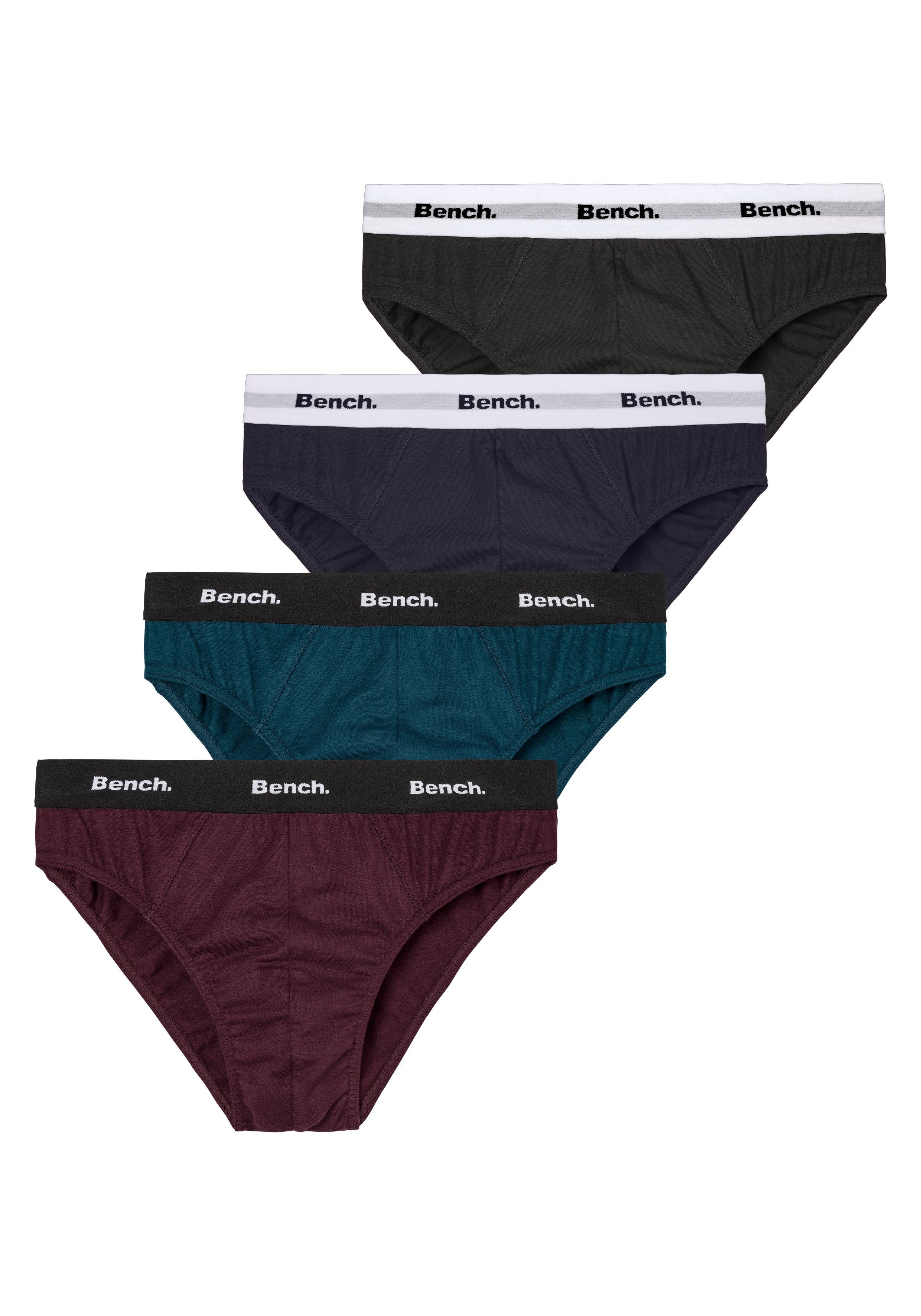 Bench. Slip met contrastkleurig weefband (set, 4 stuks)