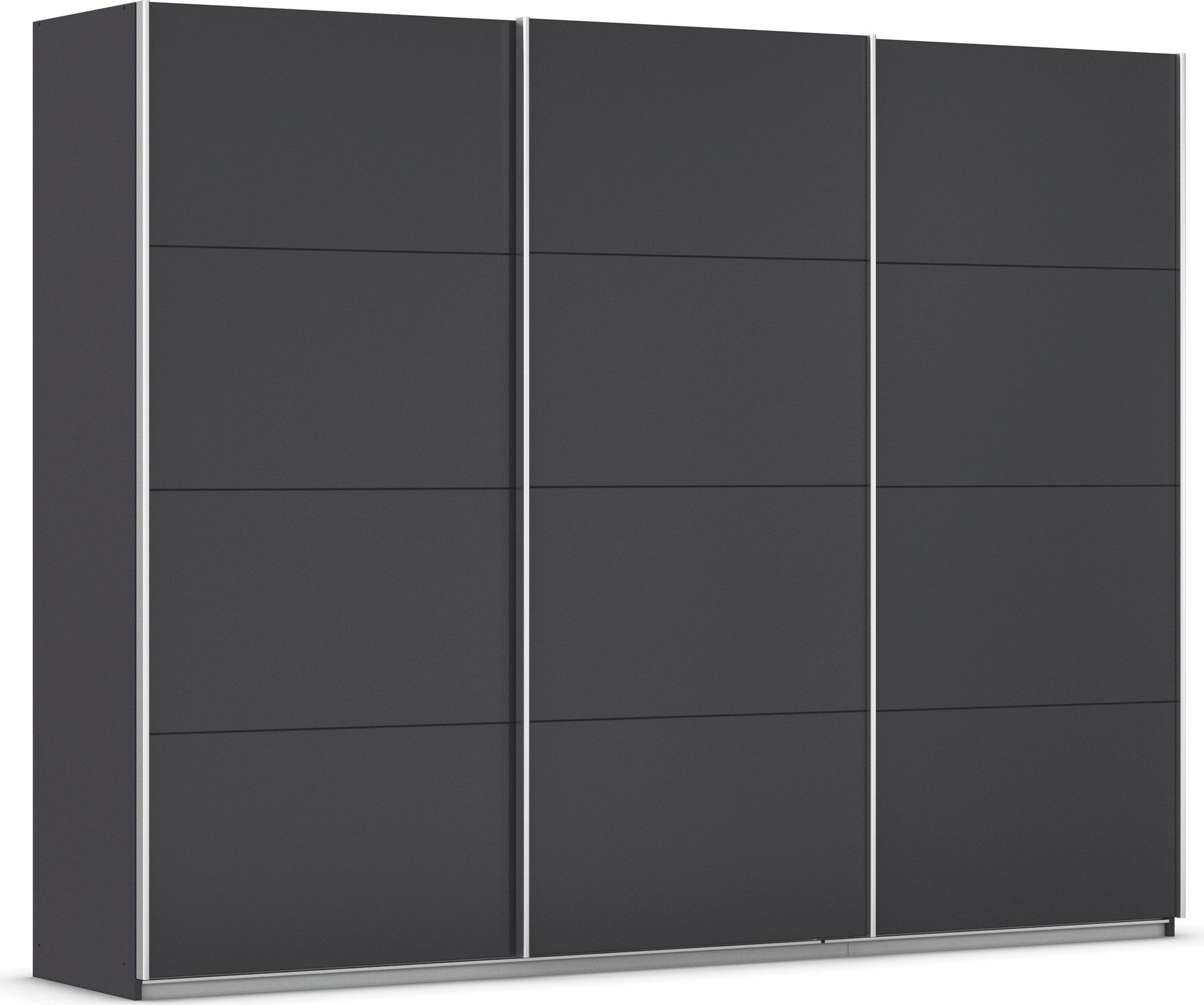 rauch Schuifdeurkast Kledingkast kast garderobe AGORDO met decor- of hoogglansfront doordachte binnenuitrusting, in 4 breedtes en 2 hoogtes made in germany