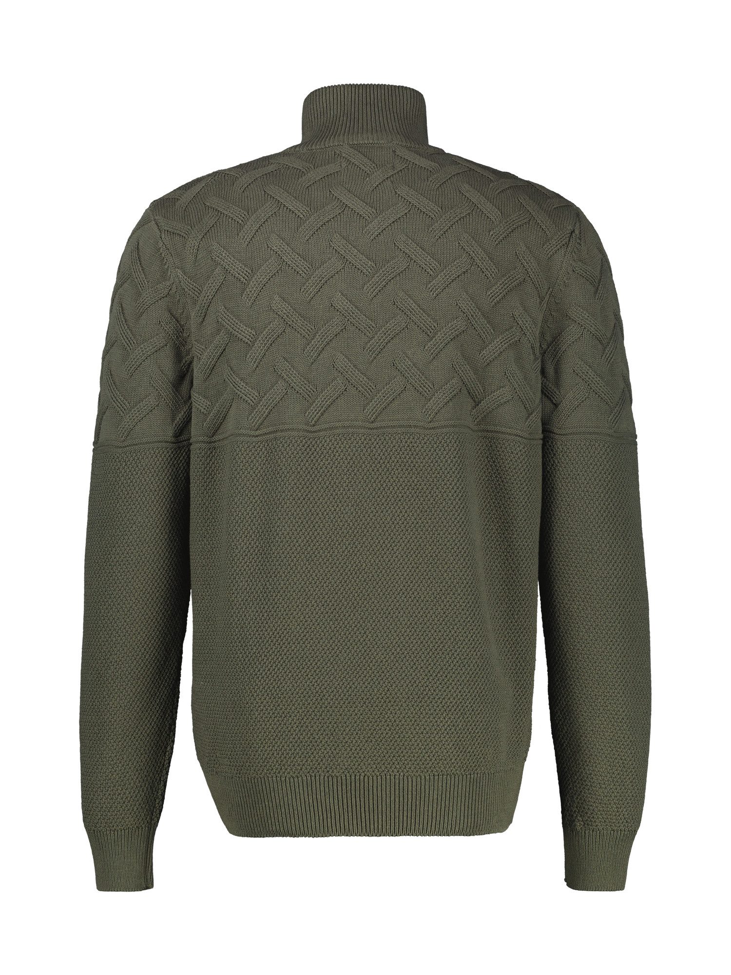 Lerros Gebreide trui LERROS Heren-Troyer met Jacquard patroon