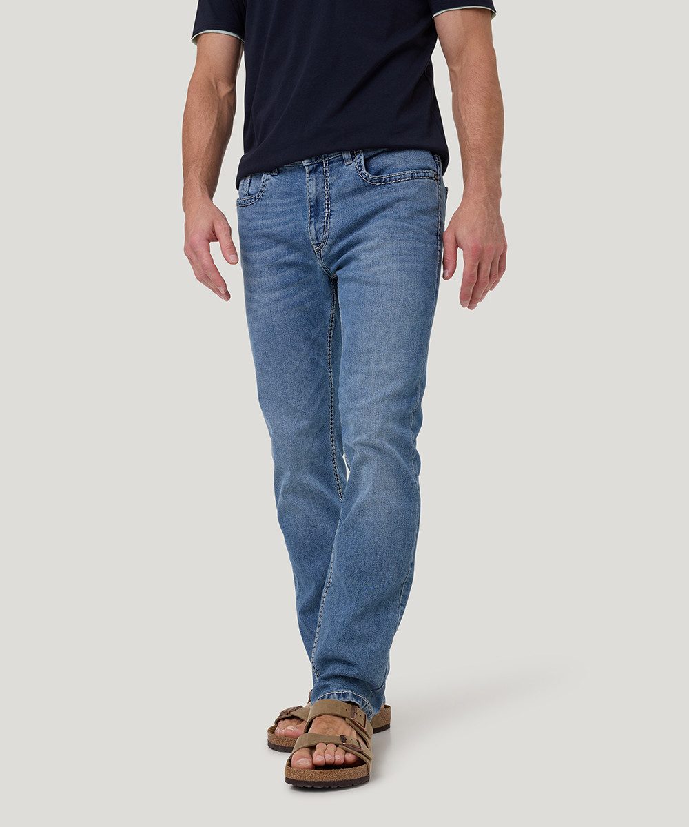Pioneer Authentic Jeans Straight jeans Rando dikke naden