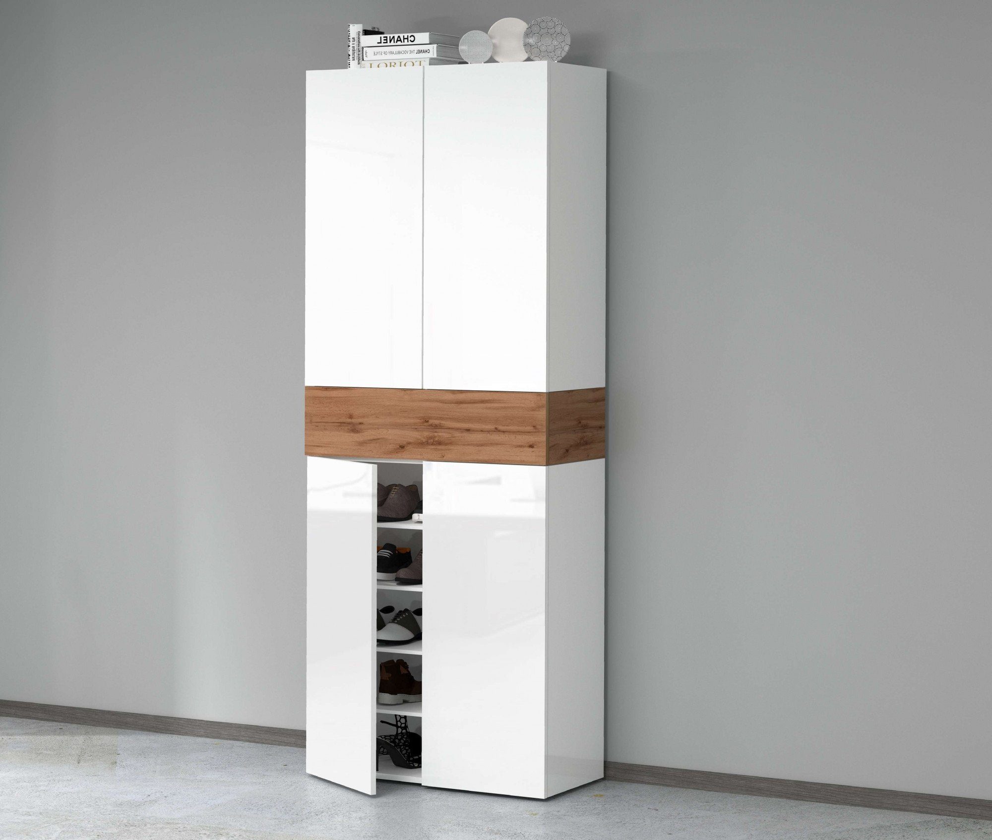 INOSIGN Schoenenkast Savona (1 stuk) schoenenkasten wit