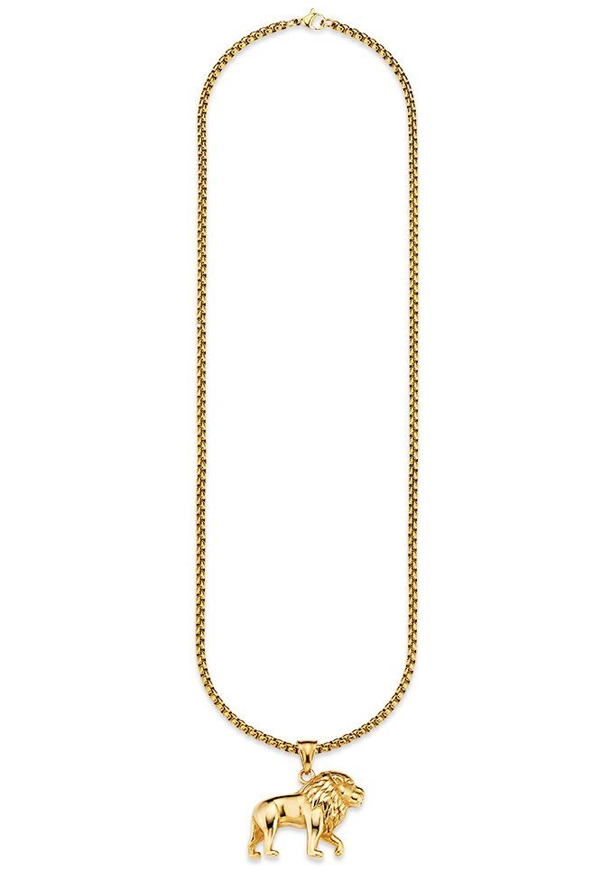 Bruno Banani Ketting met hanger Sieraad cadeau halsketting leeuw, Venetiaanse ketting