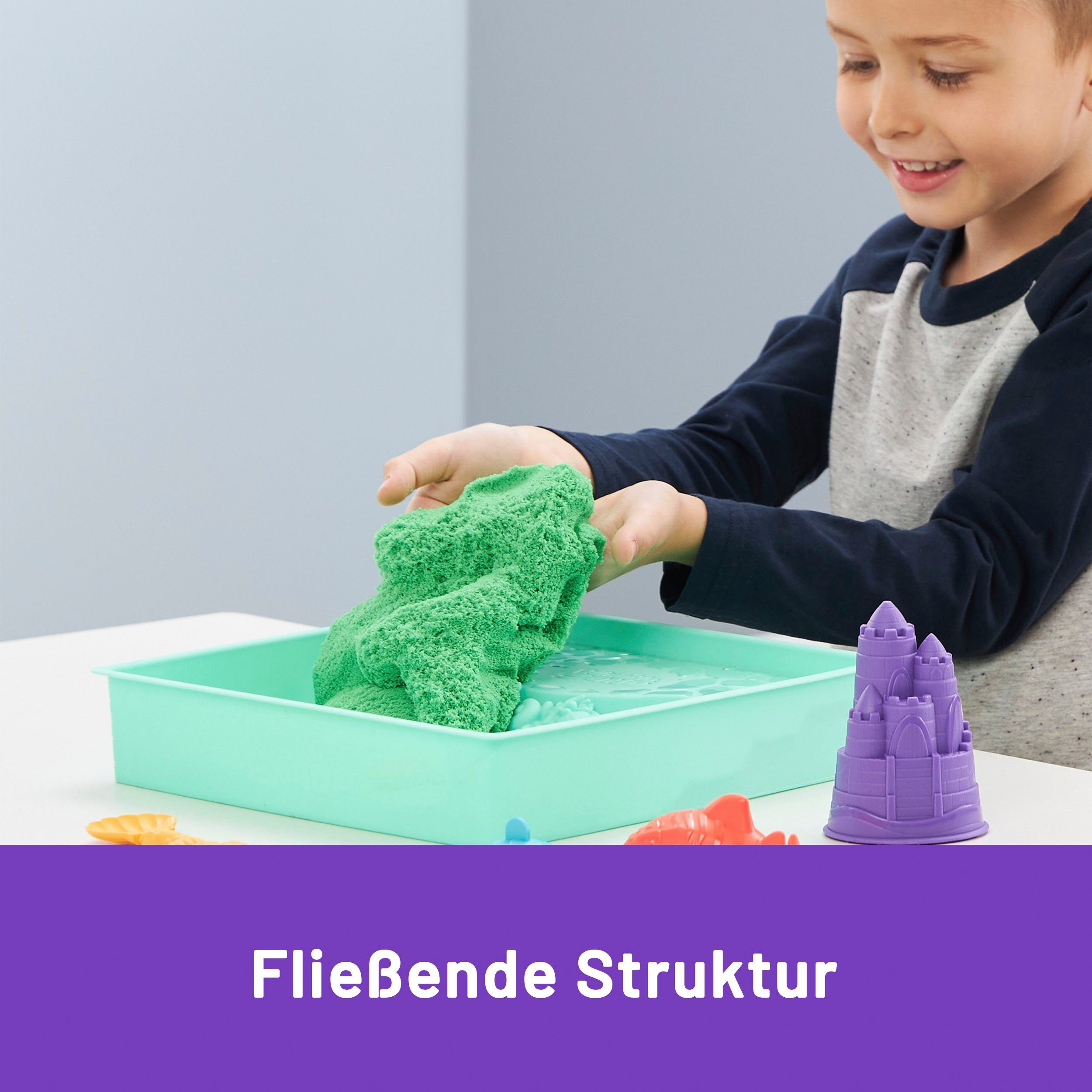 Spin Master Knutselset Kinetic Sand - Box 454 g - Groen