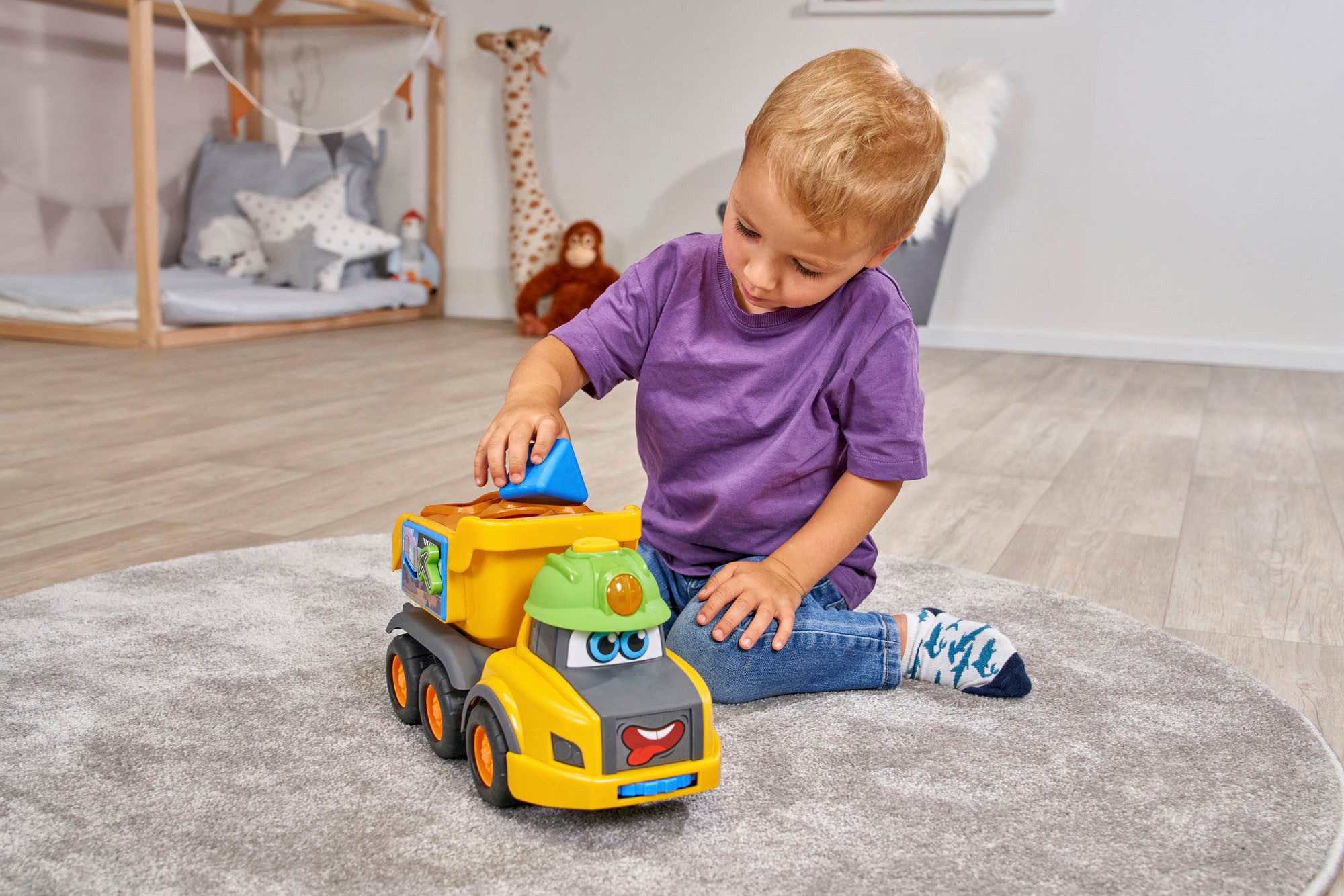Dickie Toys Vormenspel ABC Harry Hauler sorteervoertuig