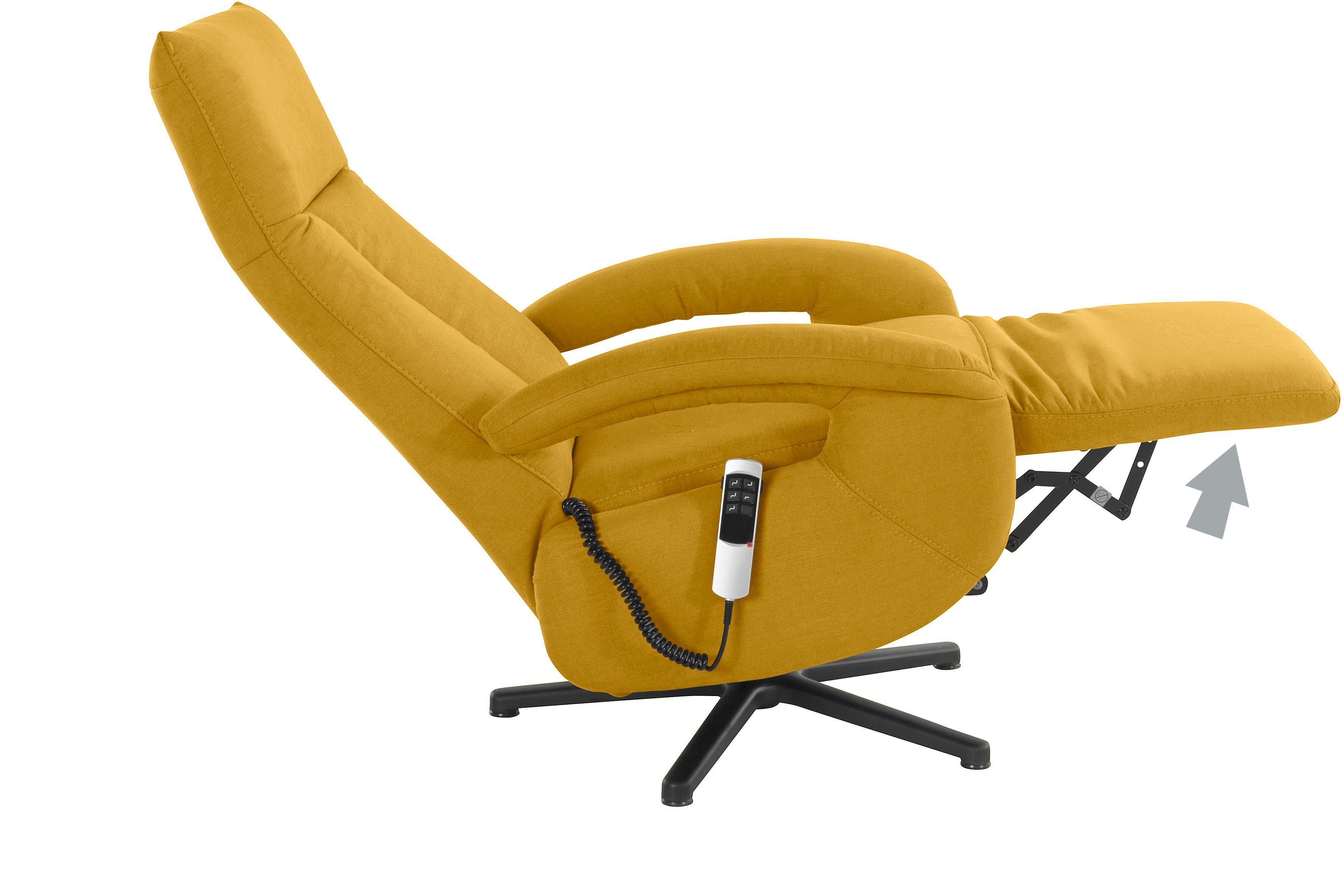 sit&more Relaxfauteuil Tycoon naar keuze handmatig, met twee motoren of met accu of met 2 motoren