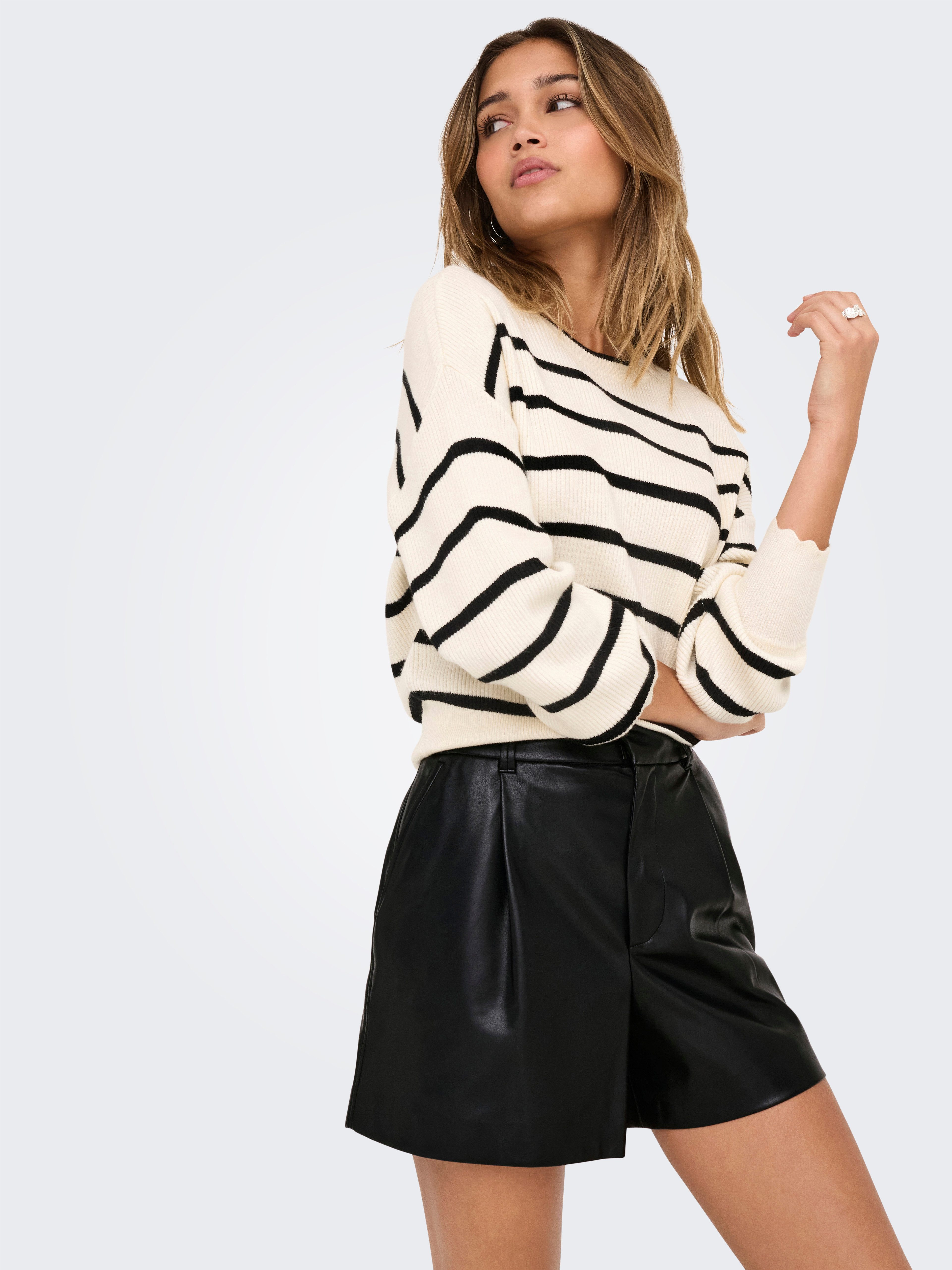 Only Short ONLSMOOTH HW FAUX LEA SHORTS CC PNT