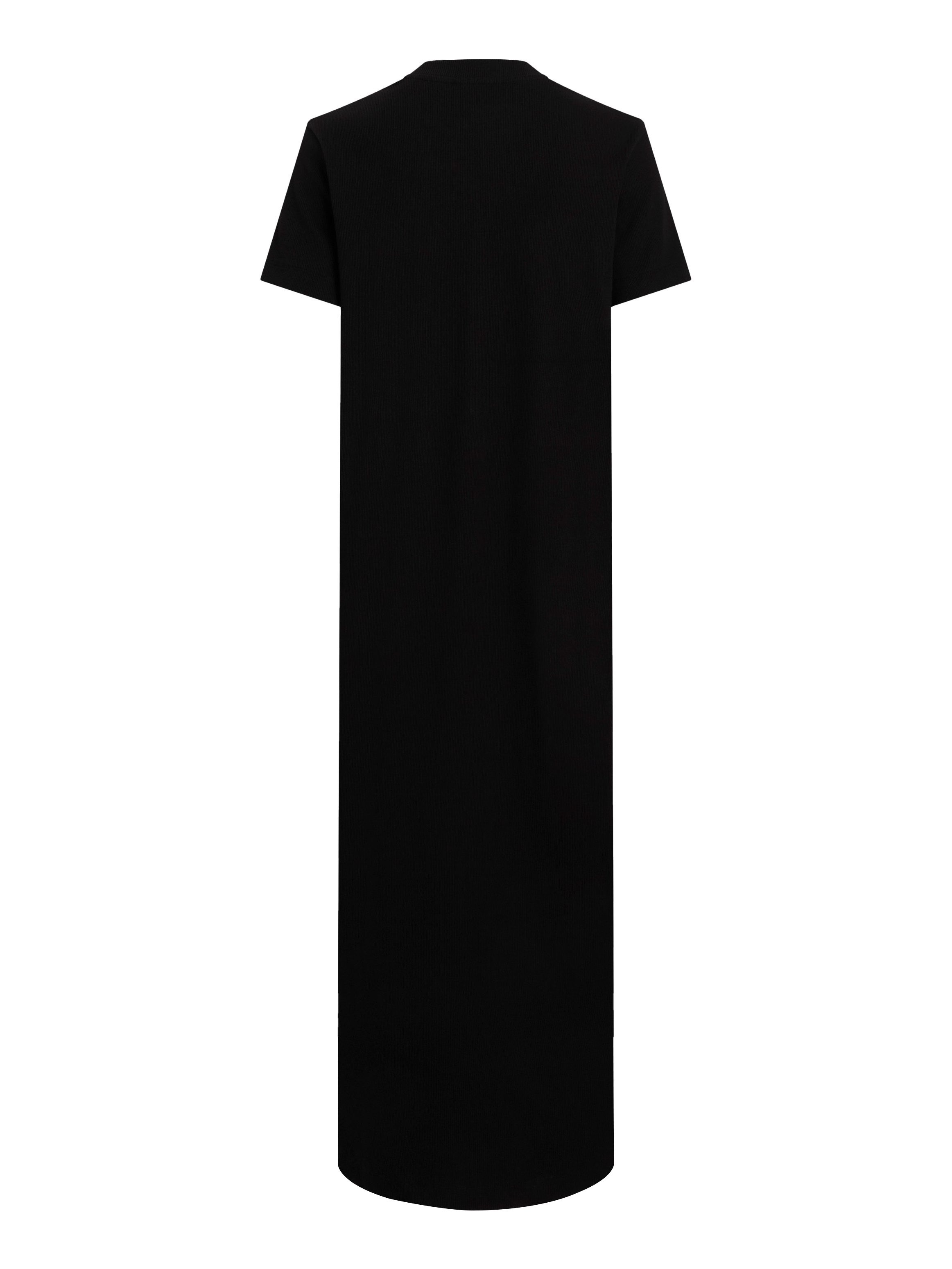Calvin Klein Midi-jurk MONOLOGO LONG RIB TEE DRESS