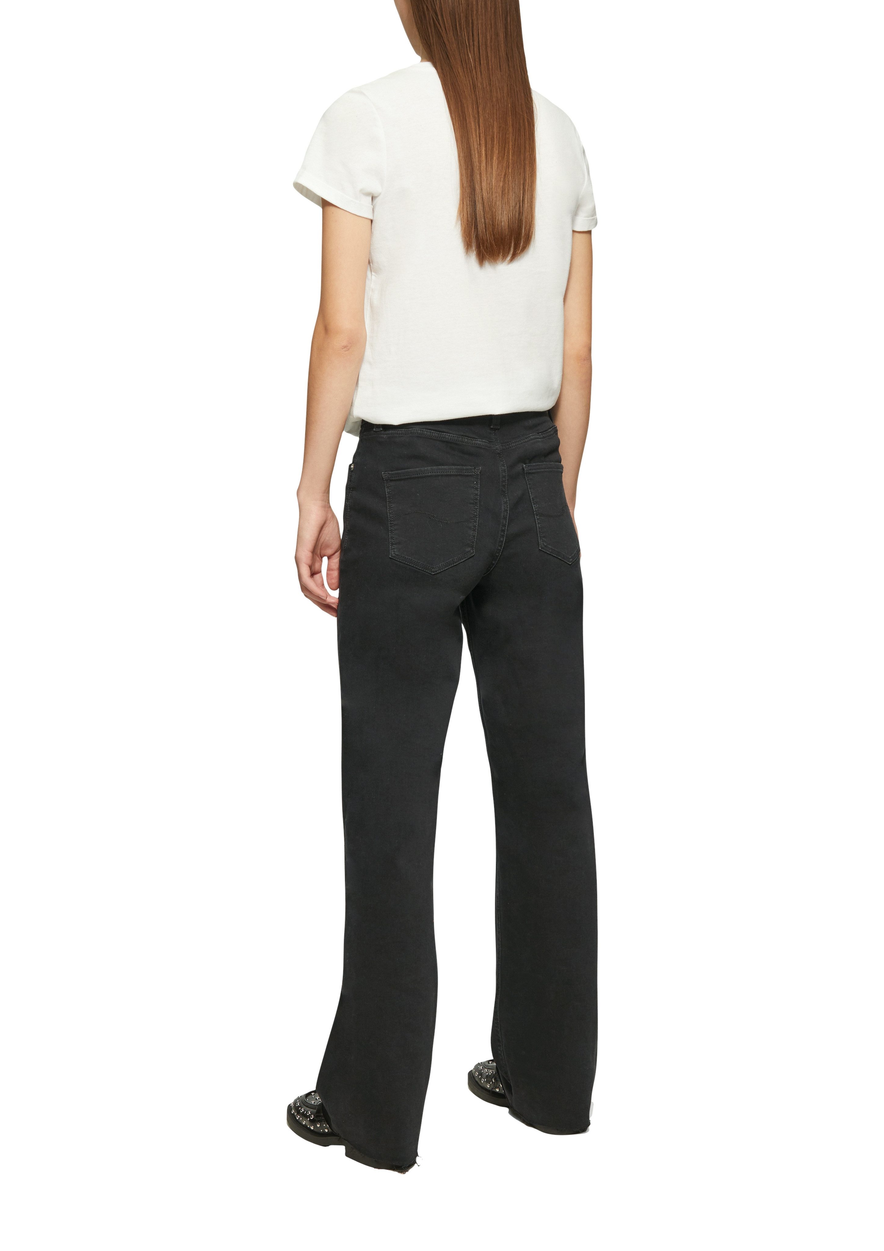 Q S designed by Stretch jeans CATIE Wide Leg in five-pocketsstijl