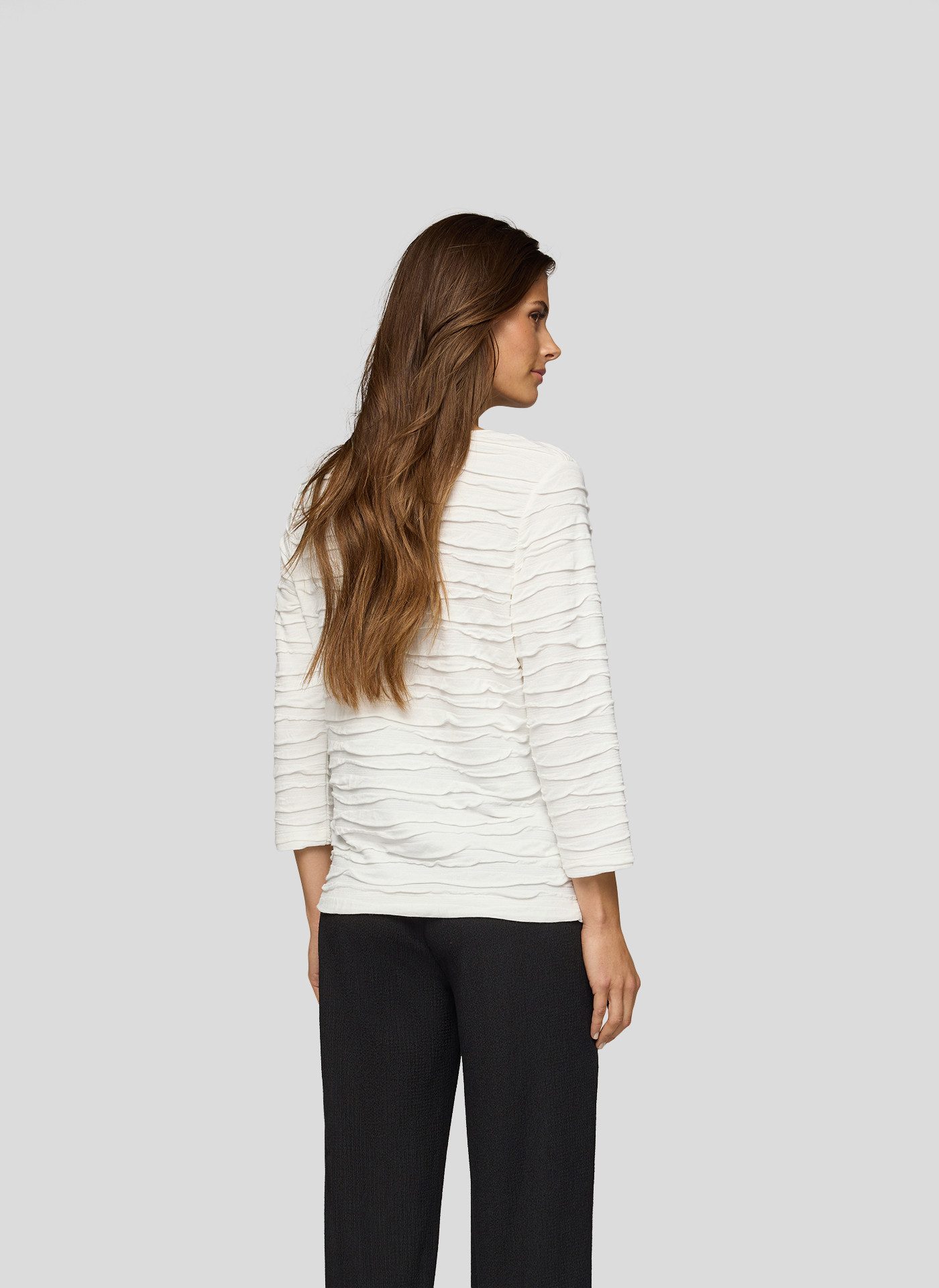 Rabe Shirt met 3/4 mouwen met structuurmotief