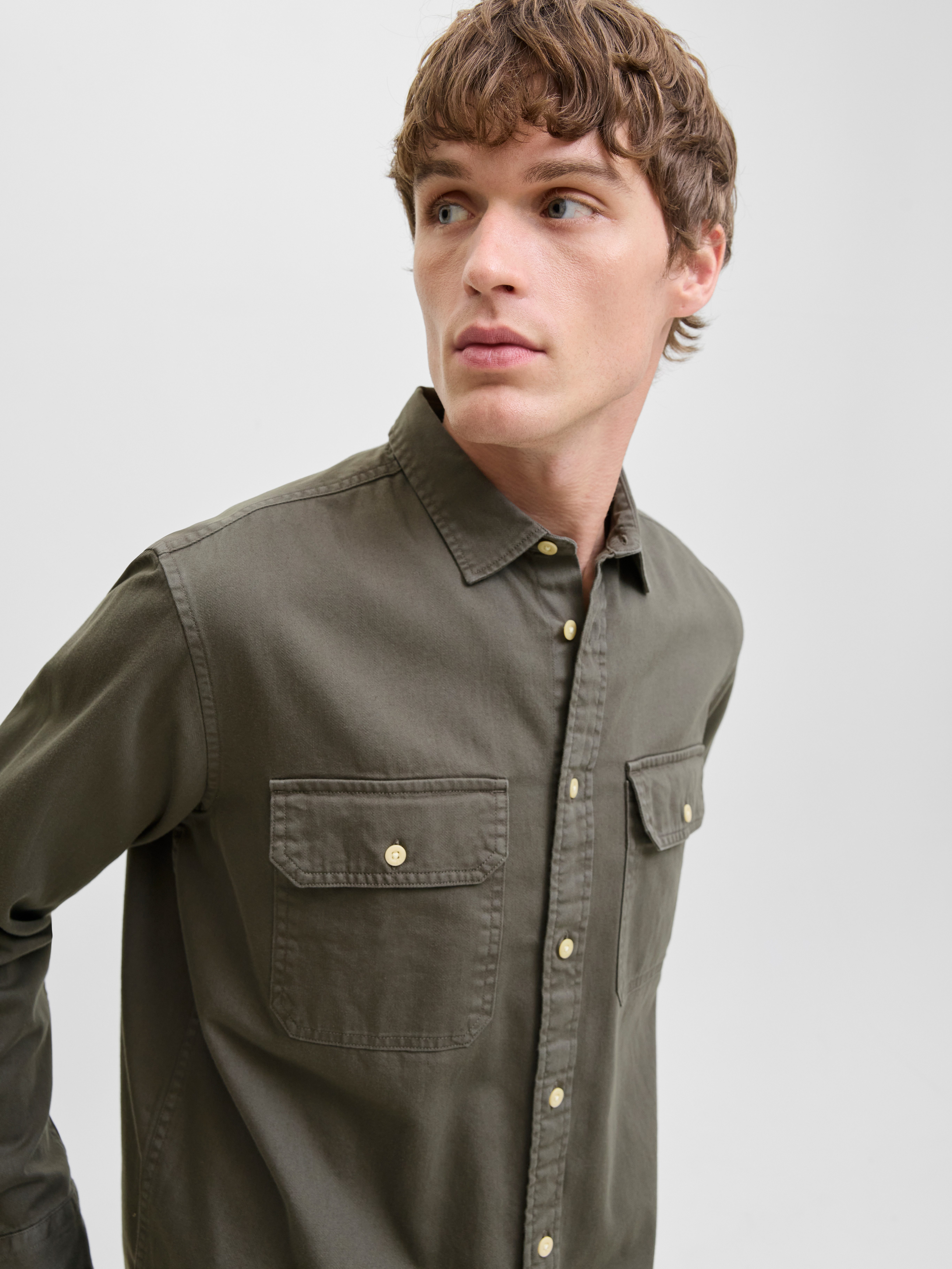 Jack & Jones Overhemd met lange mouwen JJETRAVIS SHIRT LS NOOS