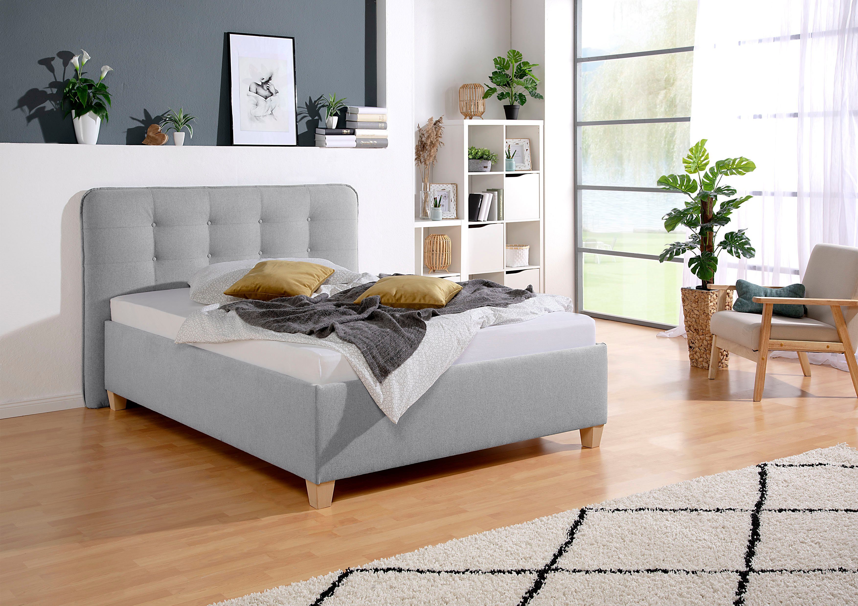 Maintal Gestoffeerd bed inclusief bedkist