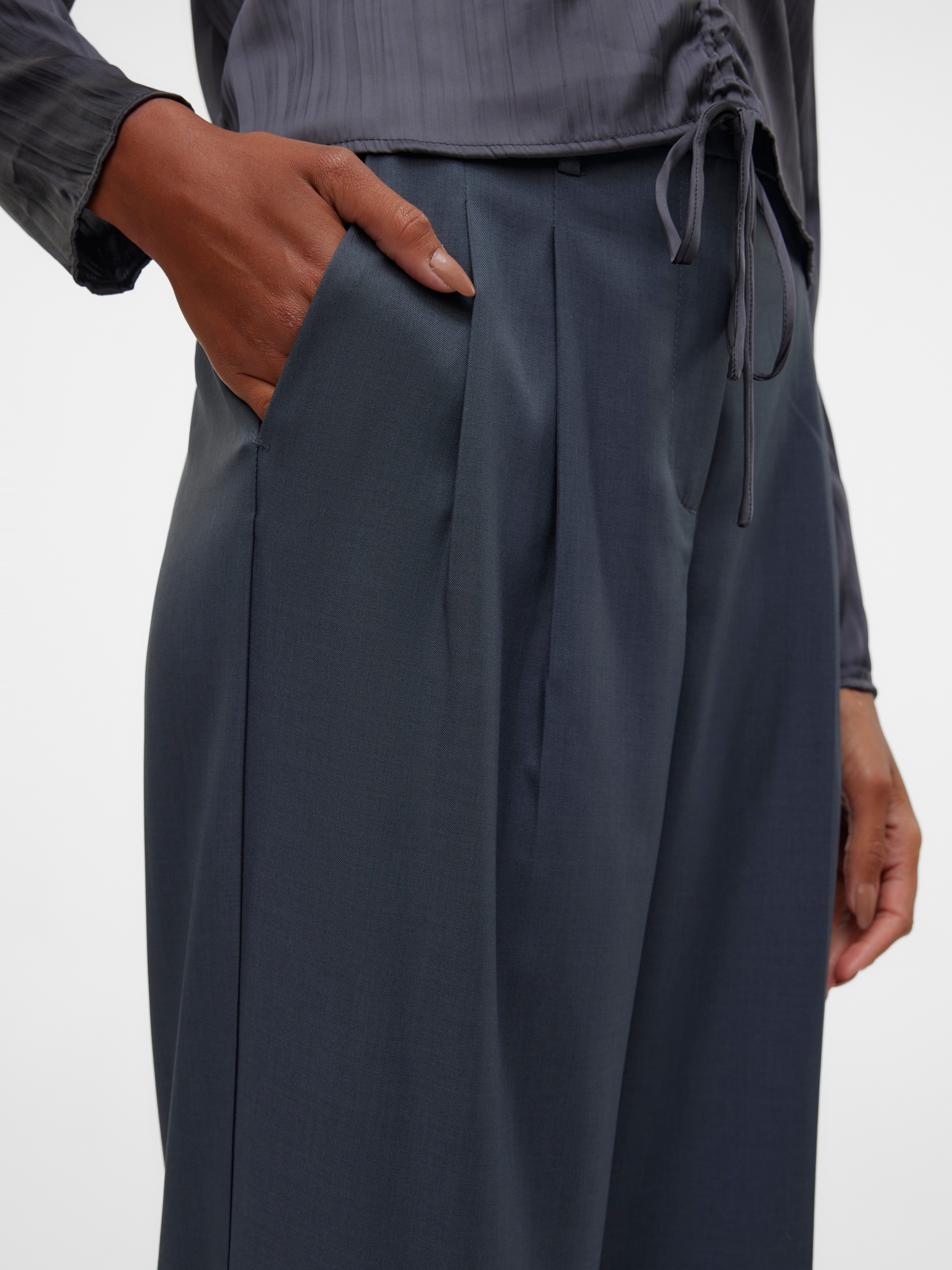 Vero Moda Pantalon VMRITA MW WIDE DAD PANT NOOS