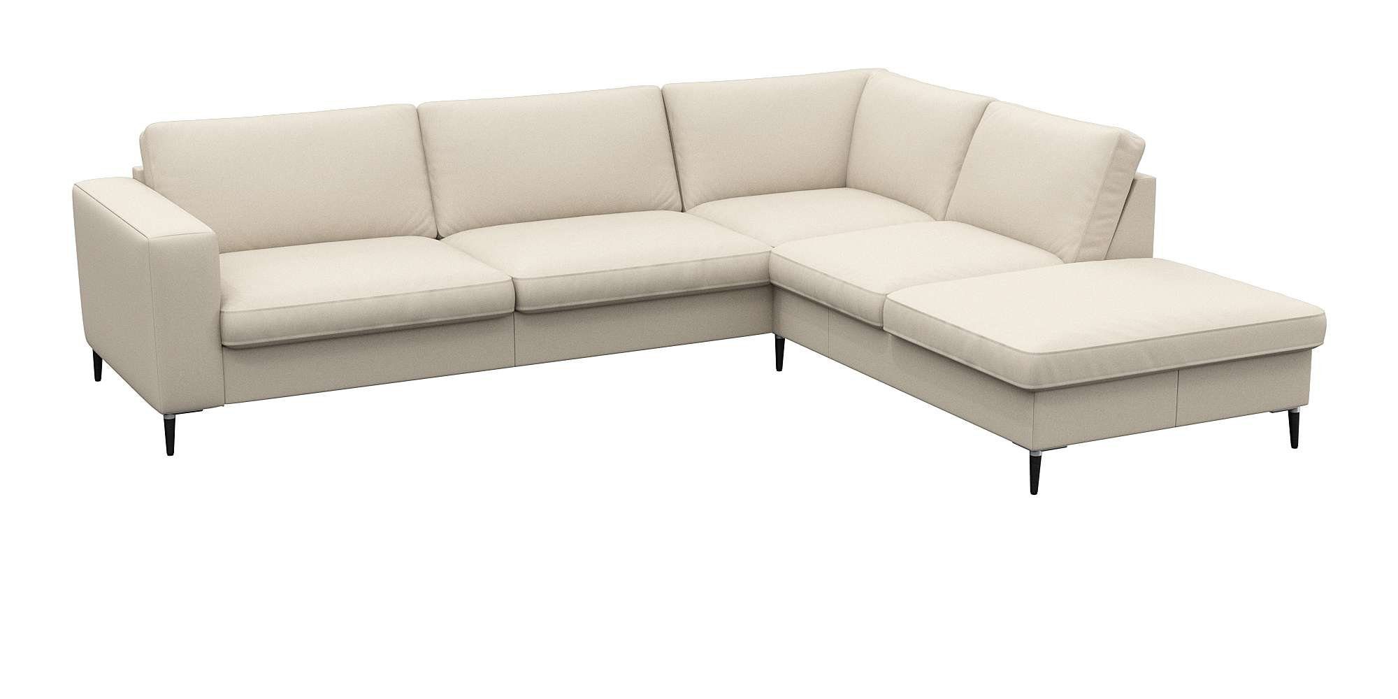 FLEXLUX Hoekbank Fiore, super zitcomfort door koudschuim in de zitting, L-vorm