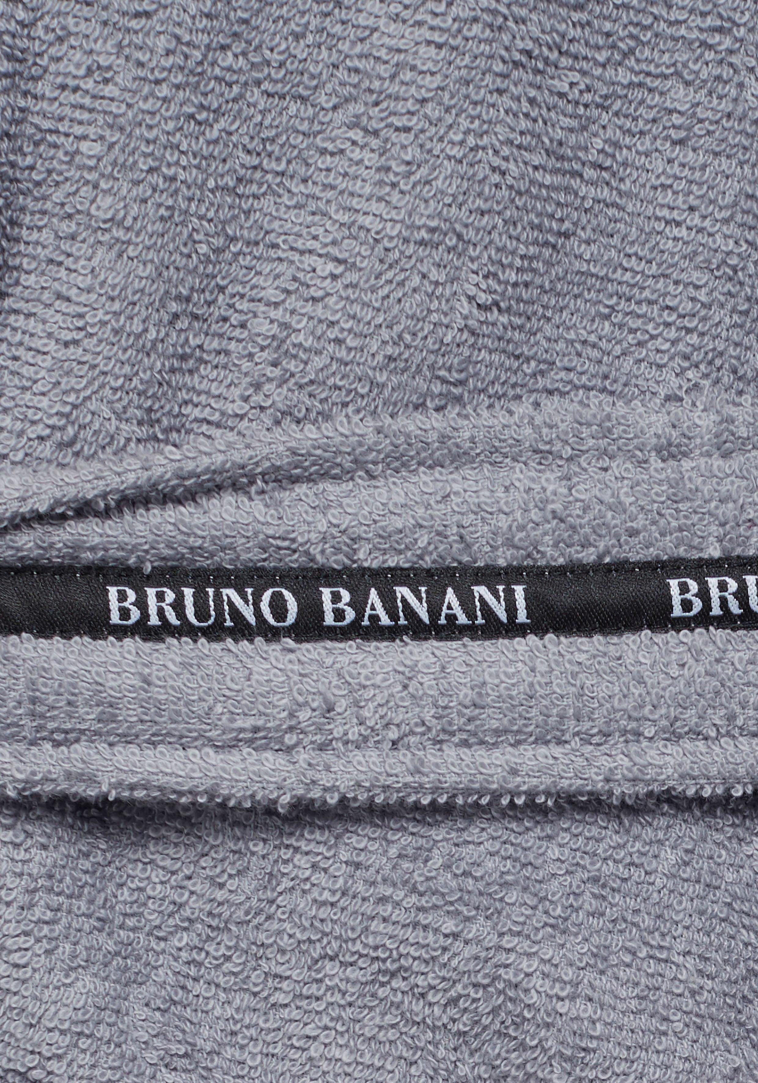 Bruno Banani Herenbadjas »Danny« normale lengte & lange lengte, ook in extra lang, hotelbadjas (1 stuk)