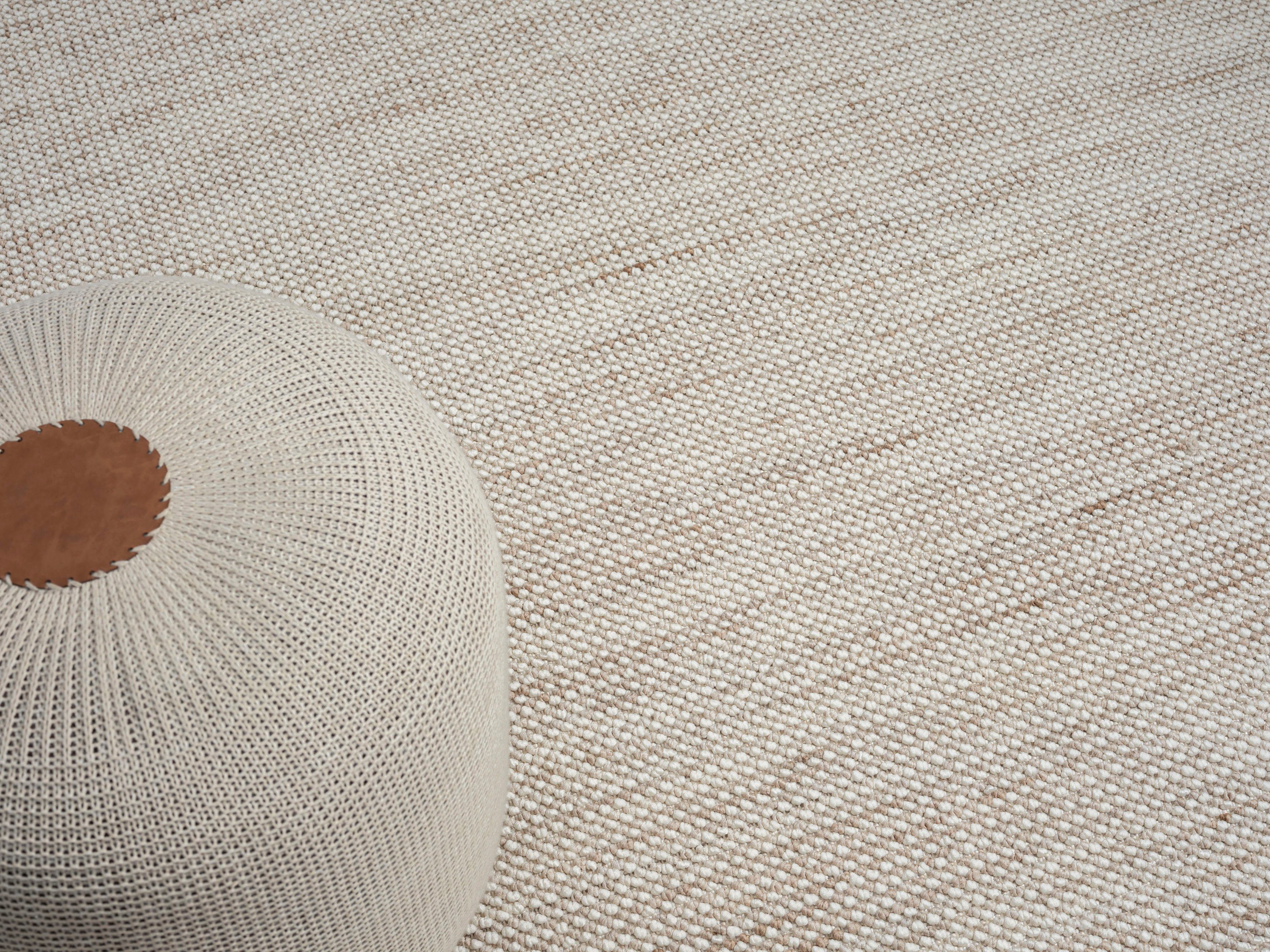 Myflair Möbel & Accessoires Vloerkleed AVA Uni-kleuren, gemêleerd, sisal-look, ook in rond verkrijgbaar, met franjes