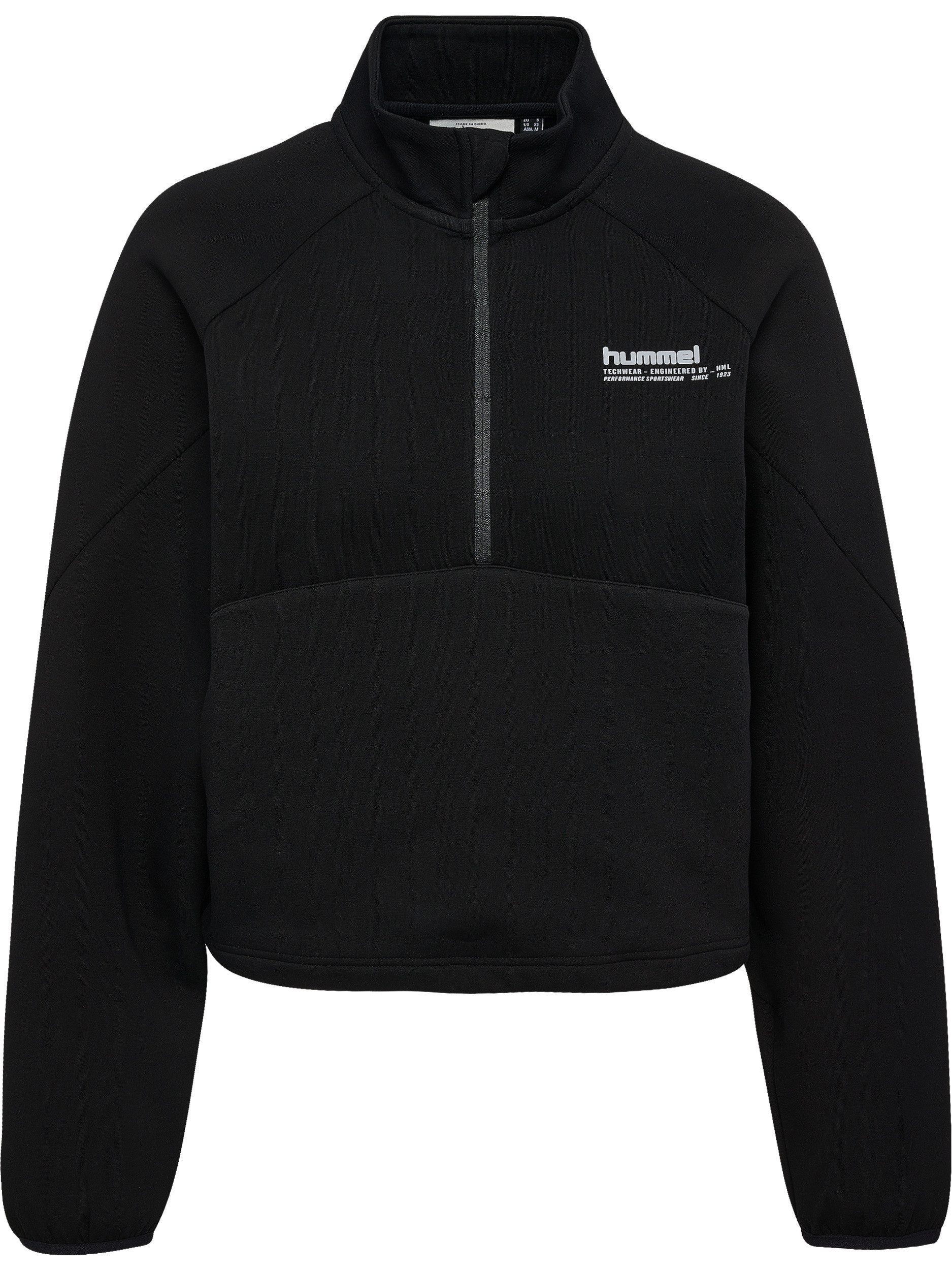 hummel Sweater HMLTECH FLEECE WOMEN BOXY HALF ZIP (1-delig)