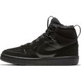 nike sportswear sneakers court borough mid 2 design in de voetsporen van de air force 1 zwart