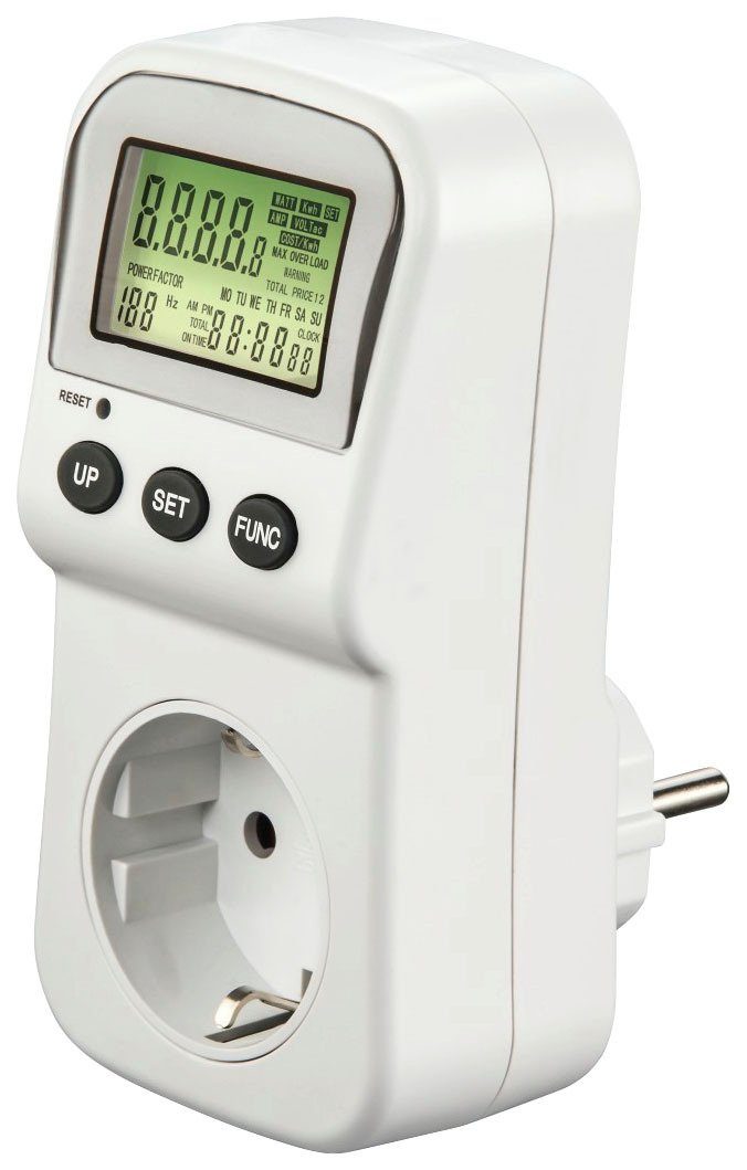 Hama energiemeter met LCD-display