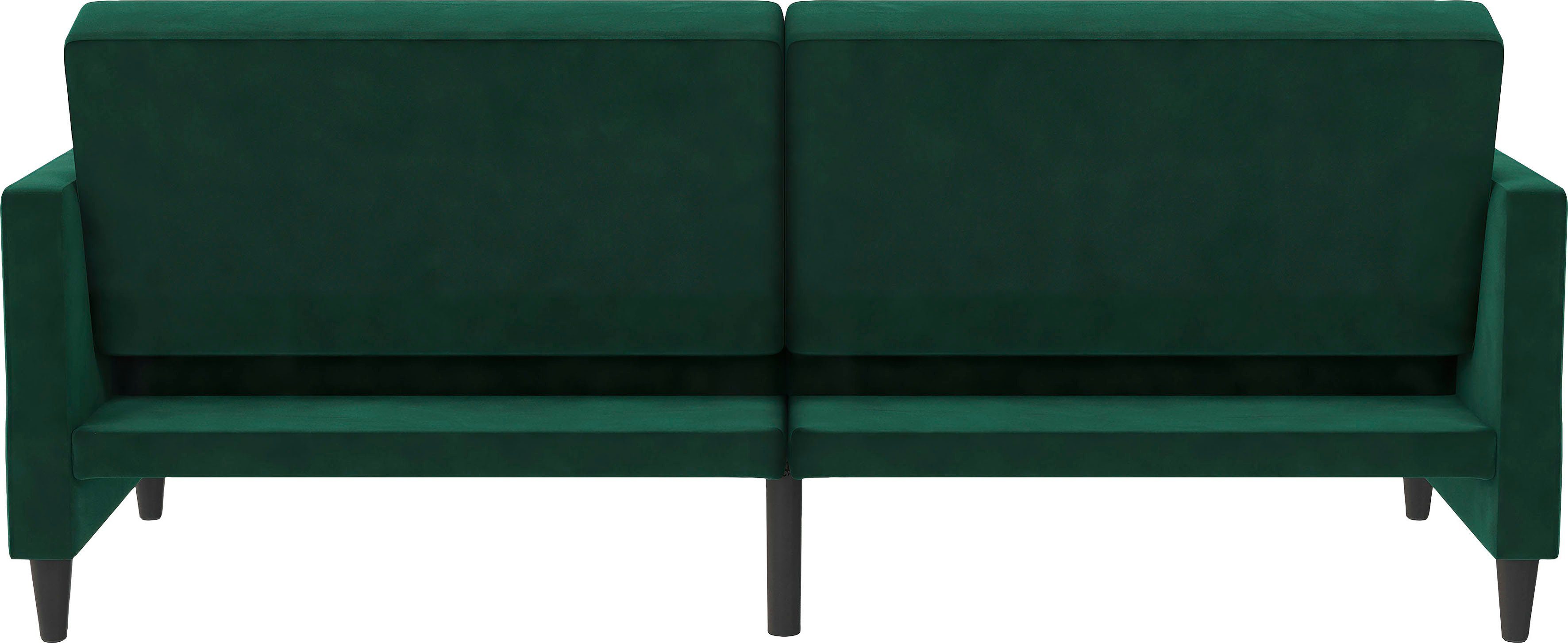 Dorel Home 3-zitsbank Hartford II Slaapfunctie, rugleuning 2-delig, 3-voudig verstelbaar, zithoogte 43 cm