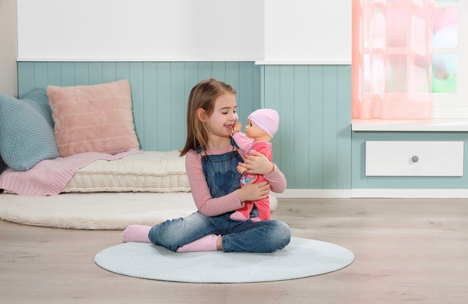 Baby Annabell Babypop Emily loop met mij, 43 cm