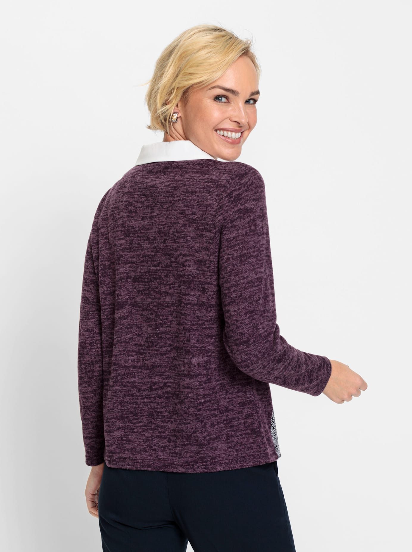 Classic 2-in-1-shirt met lange mouwen Shirt (1-delig)
