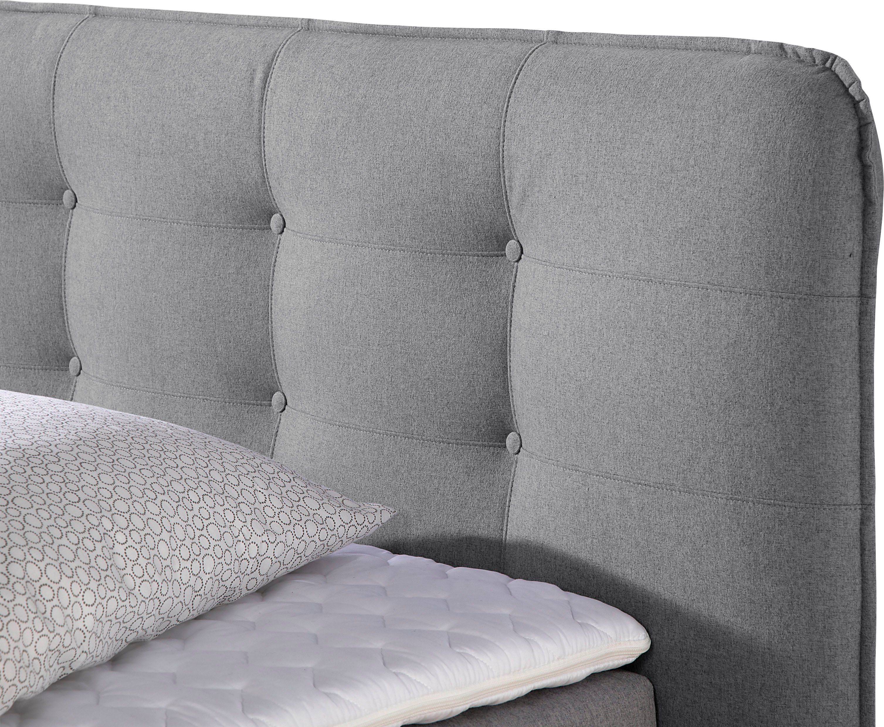 Home affaire Boxspring inclusief topmatras van koudschuim en bedkist