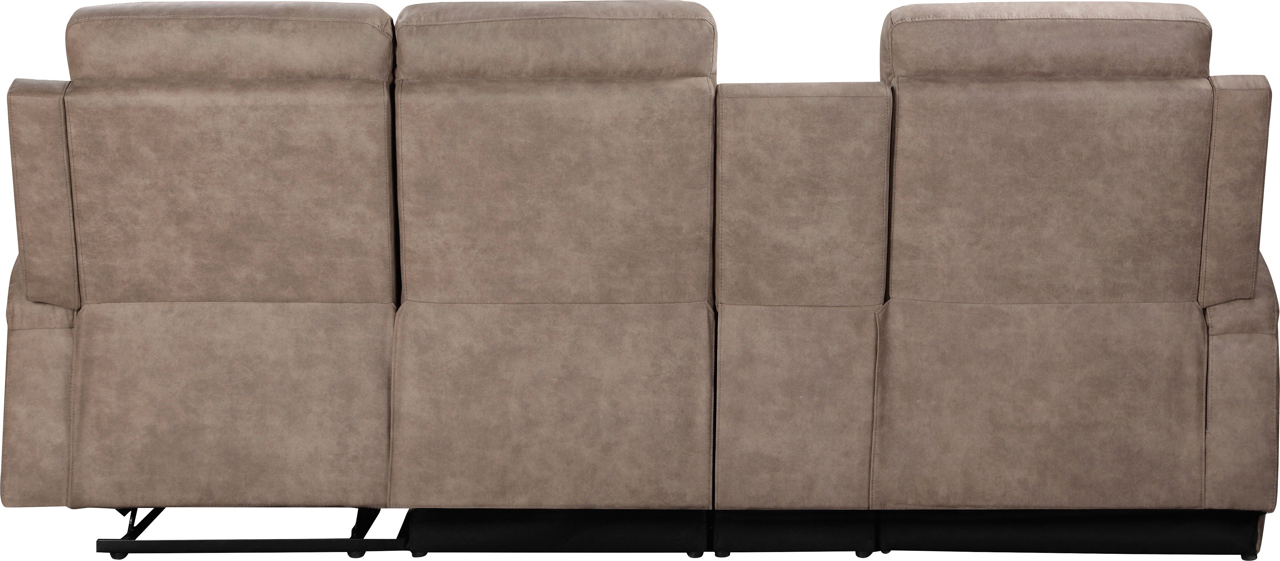 Home affaire Hoekbank NAPORI multimediabank, 3-zits bioscoopstoel XXL, L-vorm, 3 bekledingsstoffen