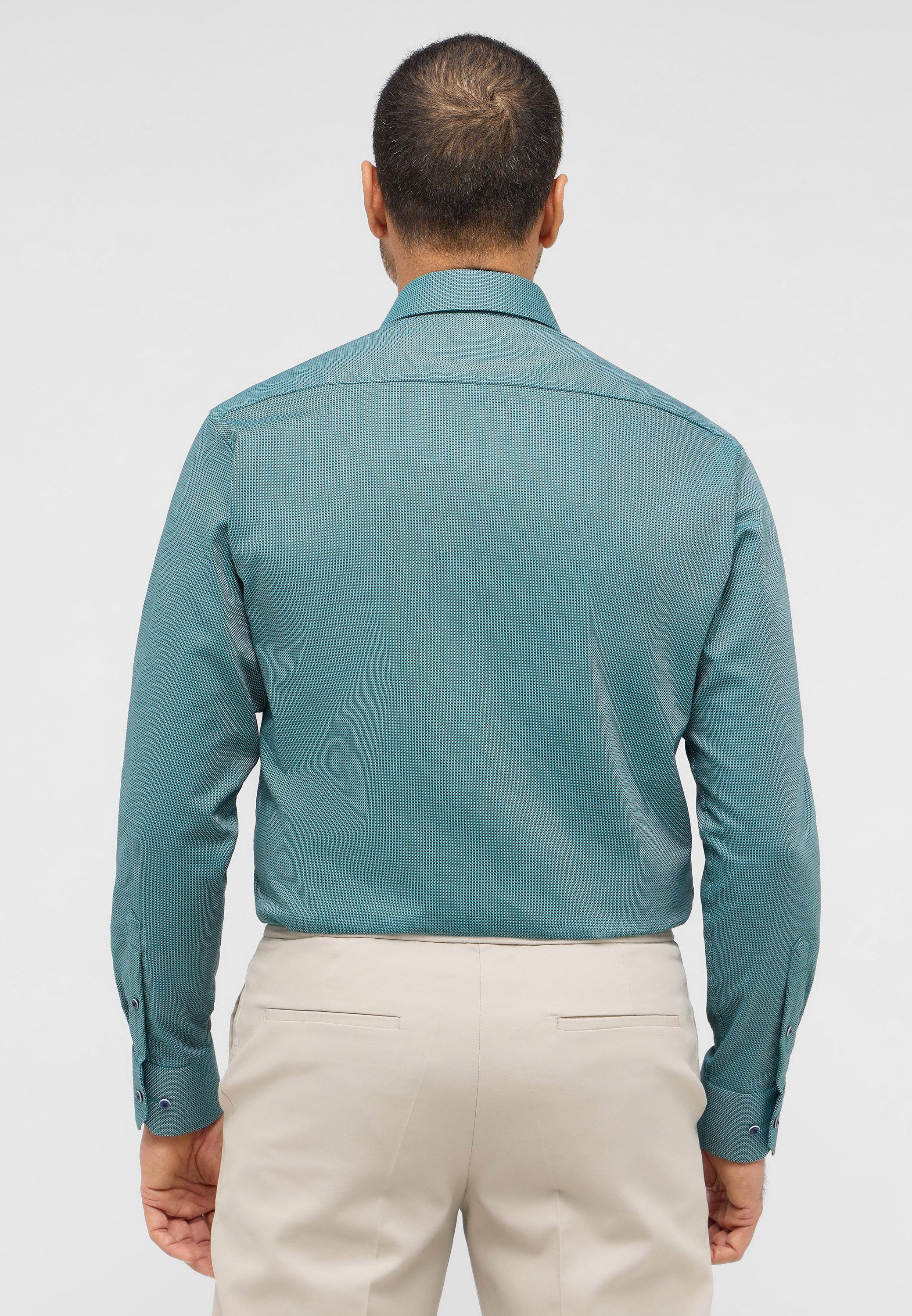 Eterna Overhemd met lange mouwen MODERN FIT NON IRON (strijkvrij)